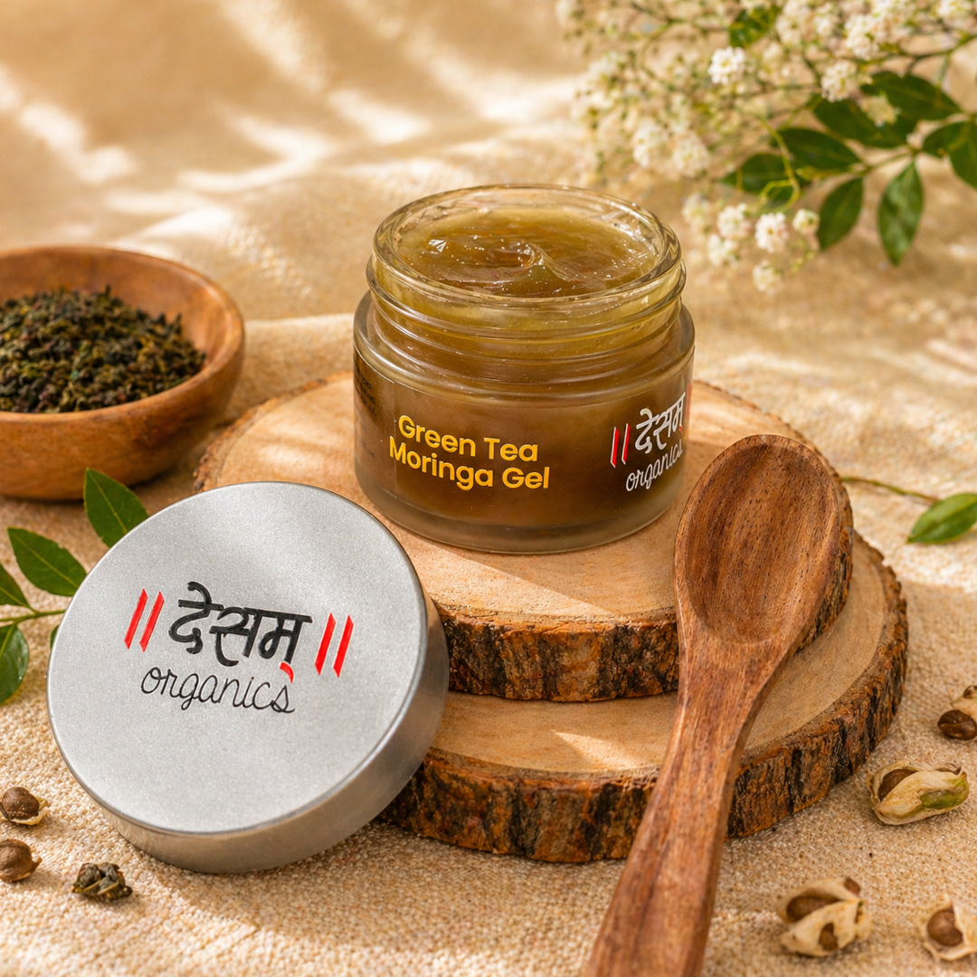 Desam Organics Green Tea Moringa Face & Body Gel | Indian product Online Shopping Store