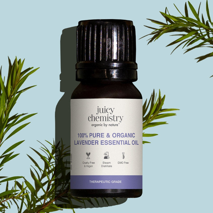 Juicy Chemistry 100% Pure & Organic Lavender Essential Oil | Indian product Online Shopping Store