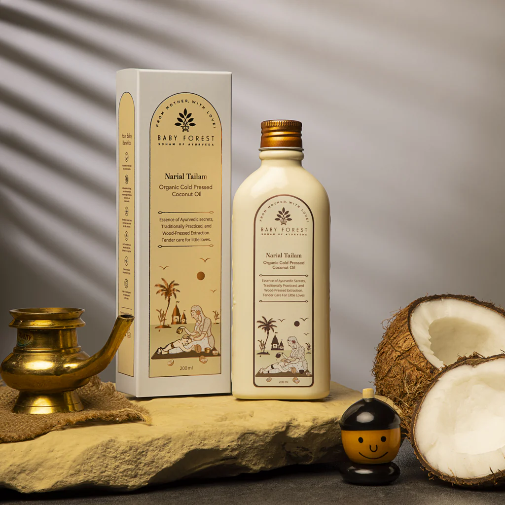 Baby Forest Narial Tailam- Organic Cold Pressed Coconut Oil | Indian product Online Shopping Store