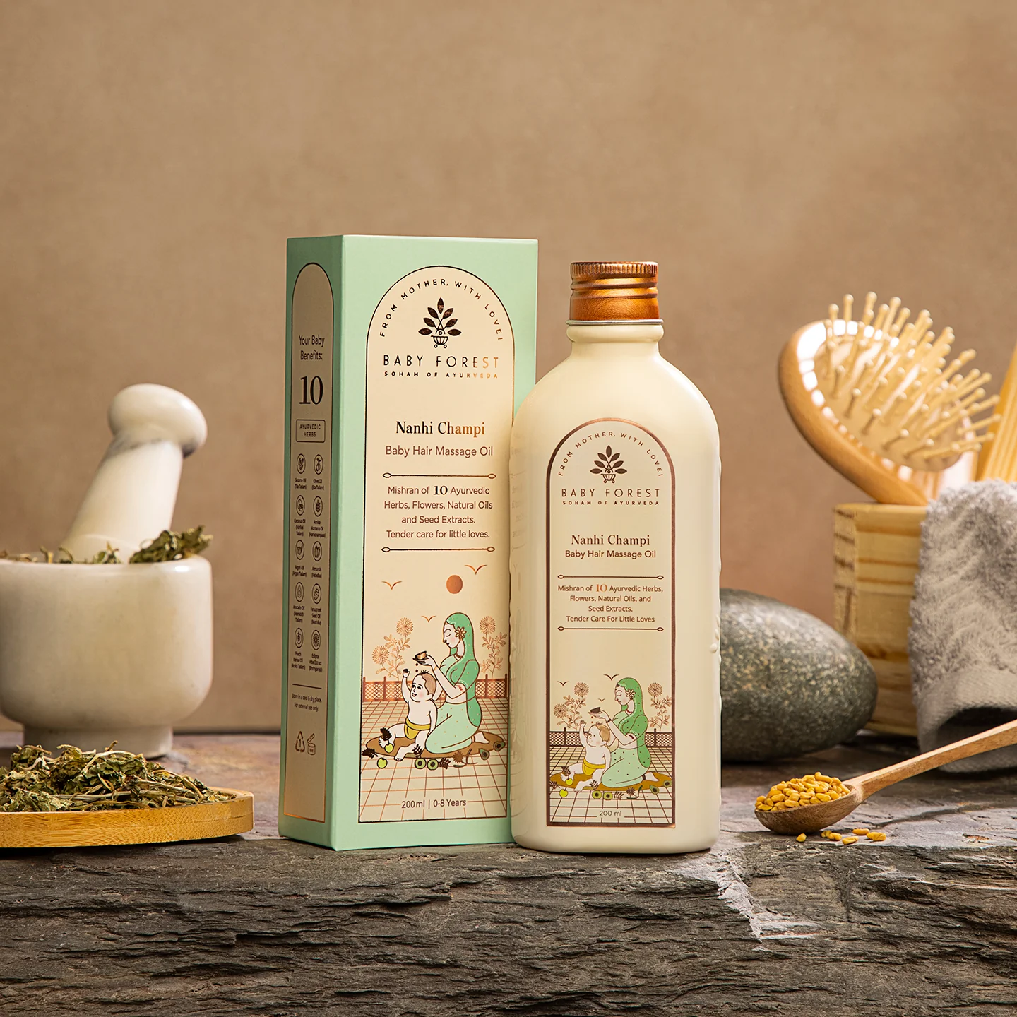 Baby Forest Nanhi Champi Baby Hair Massage Oil | Indian product Online Shopping Store