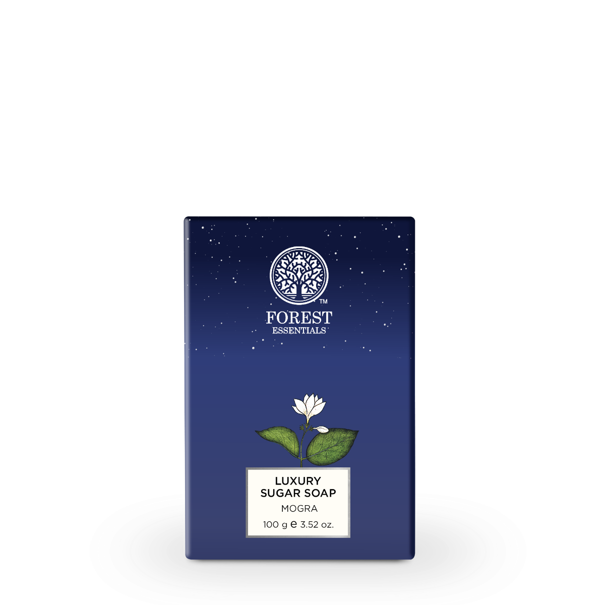 Forest Essentials Luxury Sugar Soap Mogra - Ayurvedic Handmade Bath Soap (100g) | Indian product Online Shopping Store