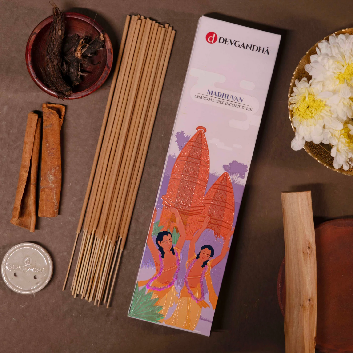 Devgandha Madhuvan Bamboo-less Incense Stick | (Approx. 40 Sticks) | Indian product Online Shopping Store