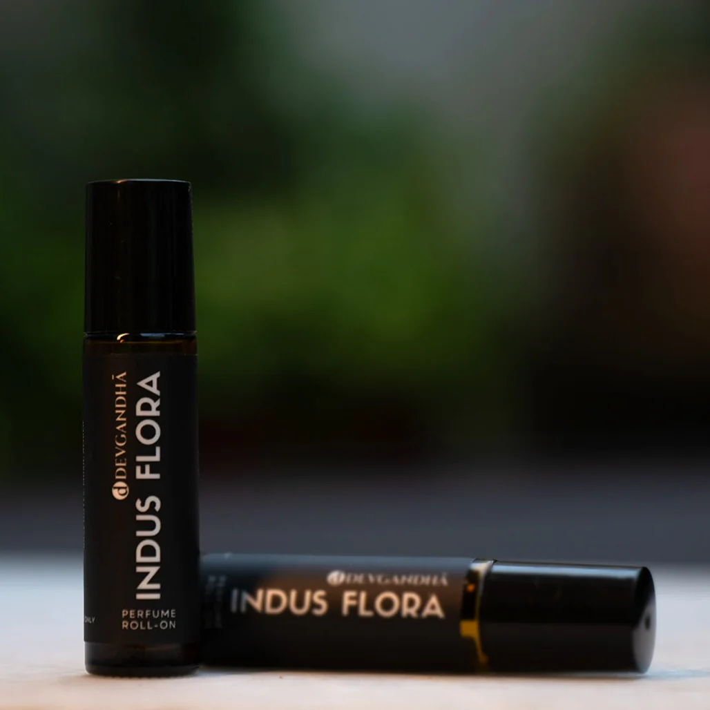 Devgandha Indus Flora Perfume Roll-on | Alcohol Free | Women | Indian product Online Shopping Store