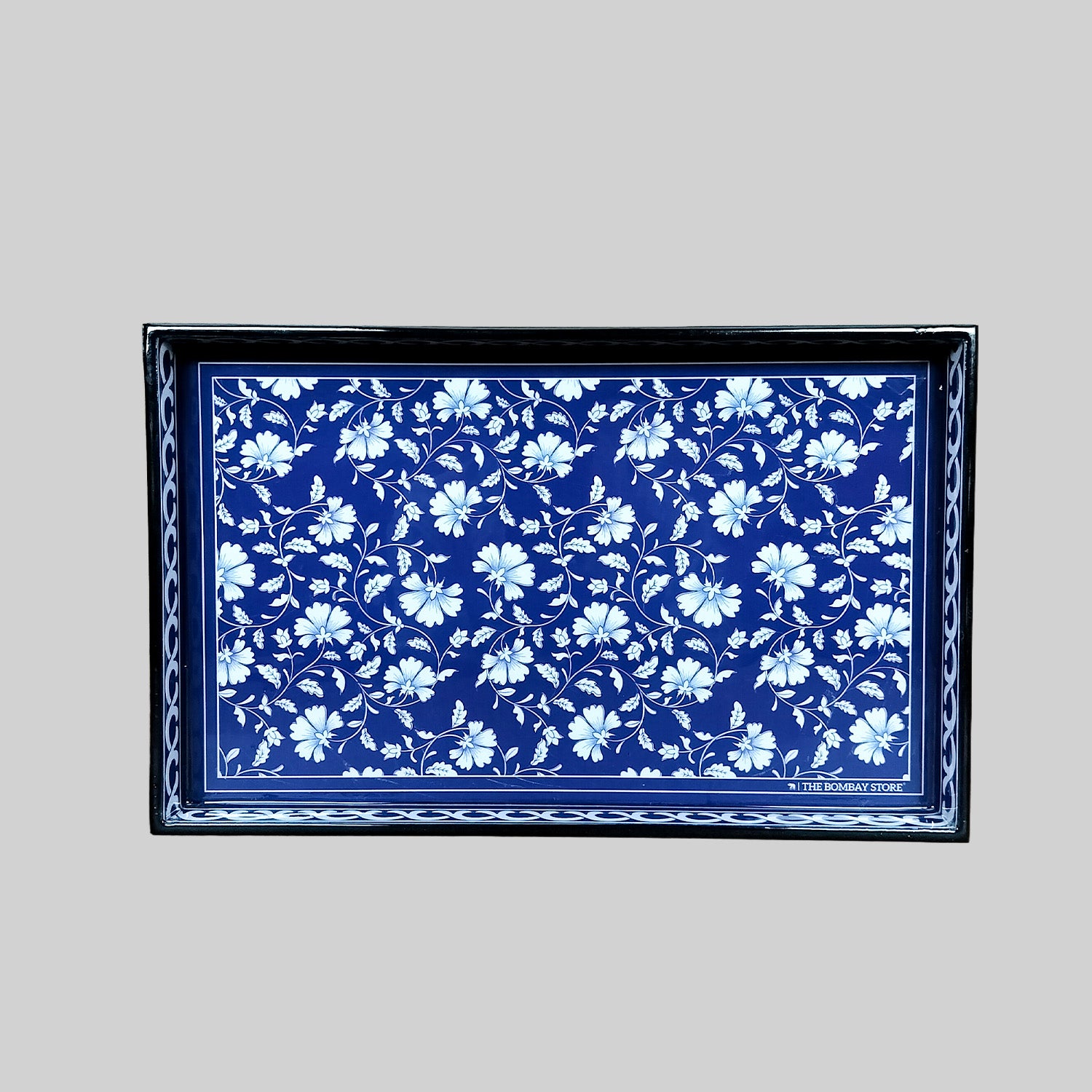Blue Pottery Medium Tray_1 | Indian product Online Shopping Store