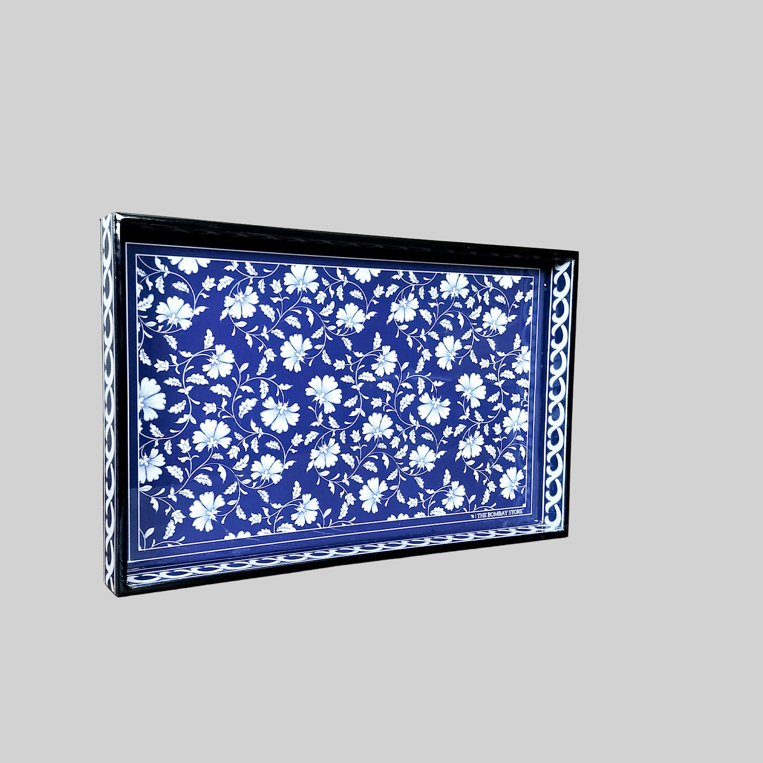 Blue Pottery Medium Tray_2 | Indian product Online Shopping Store