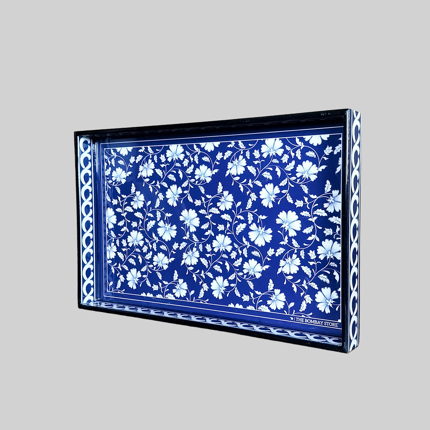 Blue Pottery Medium Tray_3 | Indian product Online Shopping Store