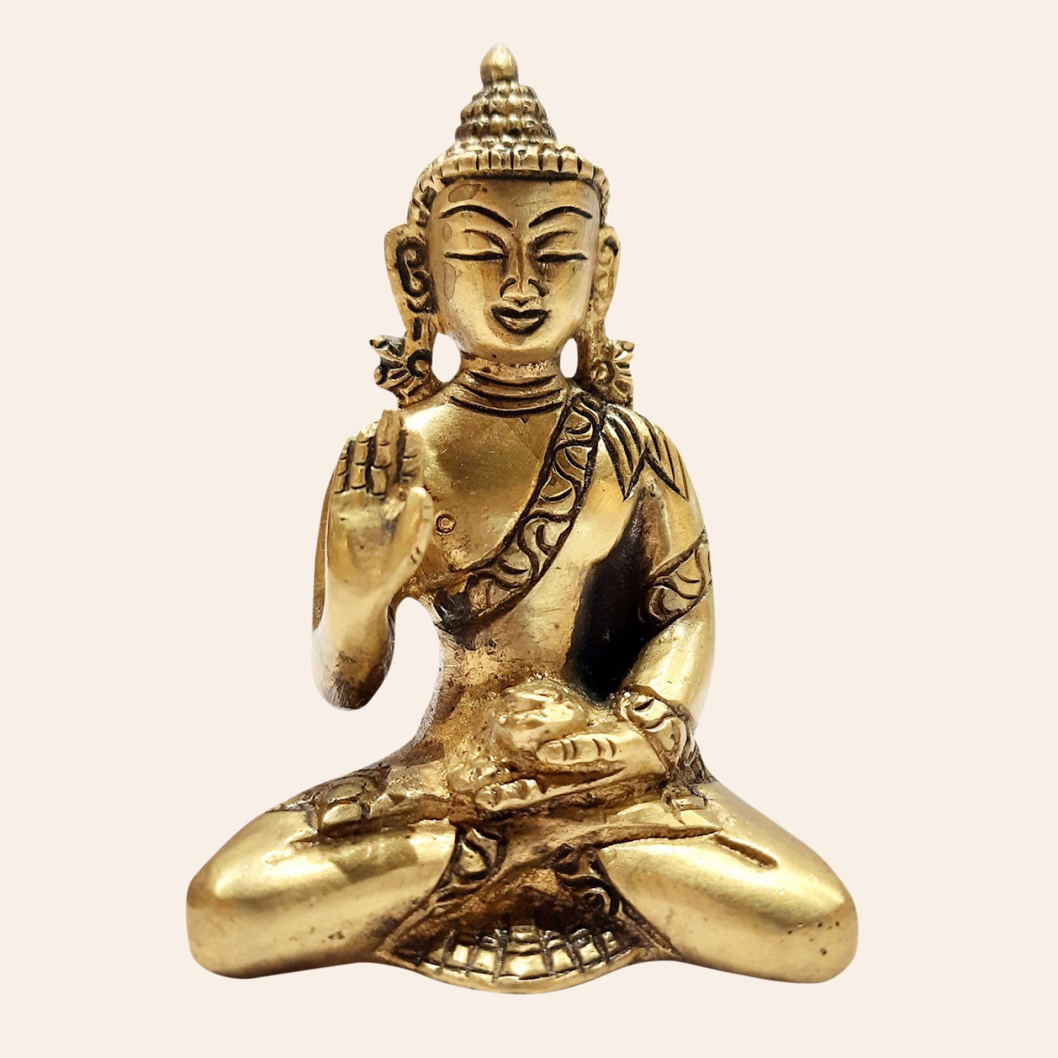 Brass Blessing Buddha 3 in_1 | Indian product Online Shopping Store