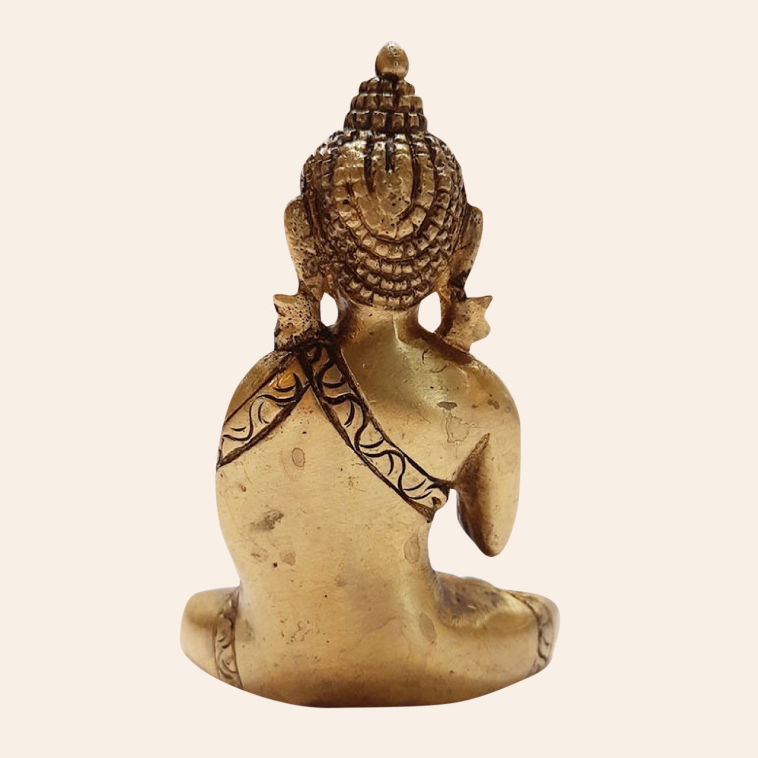 Brass Blessing Buddha 3 in_4 | Indian product Online Shopping Store
