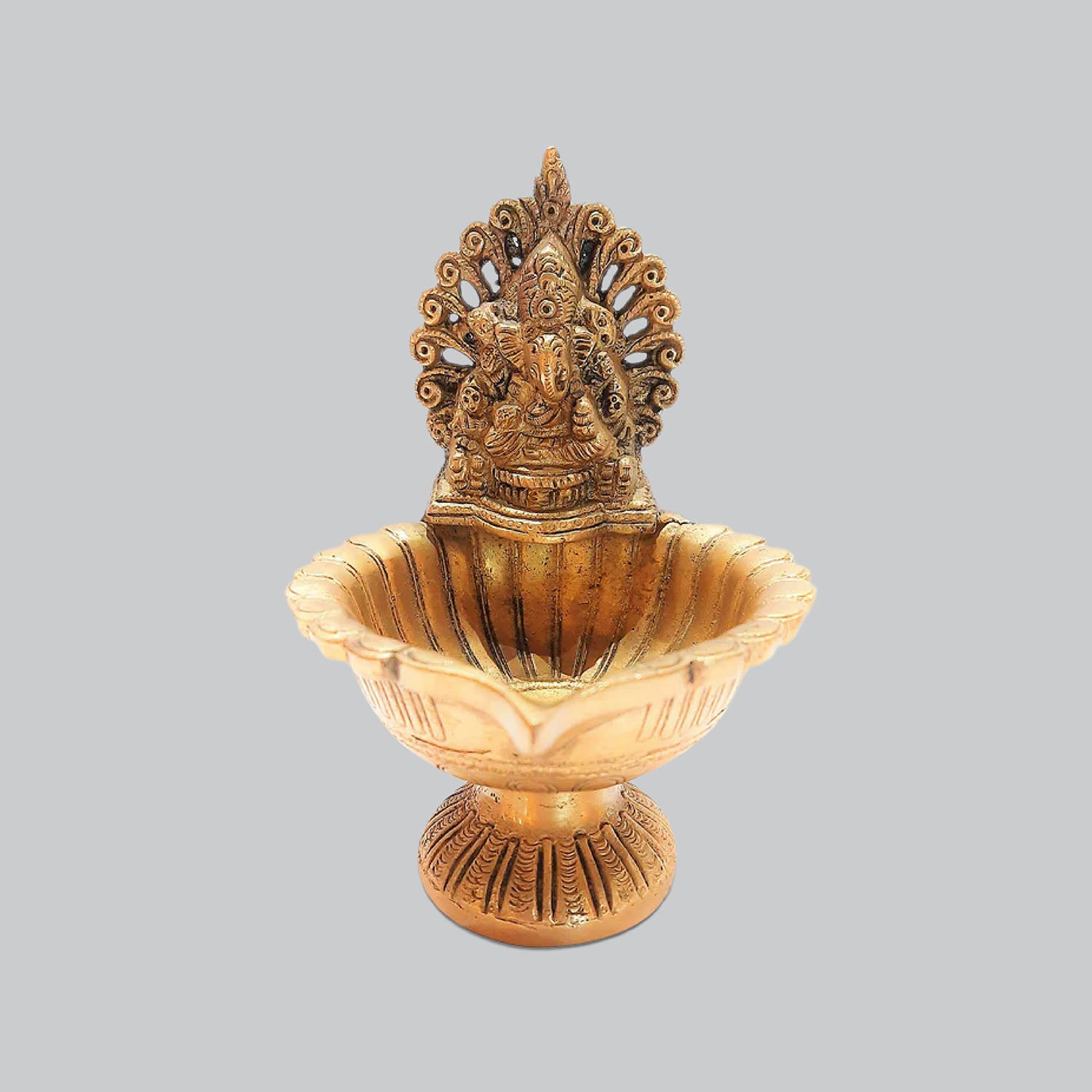 Brass Deepak Ganesha 6 in_1 | Indian product Online Shopping Store