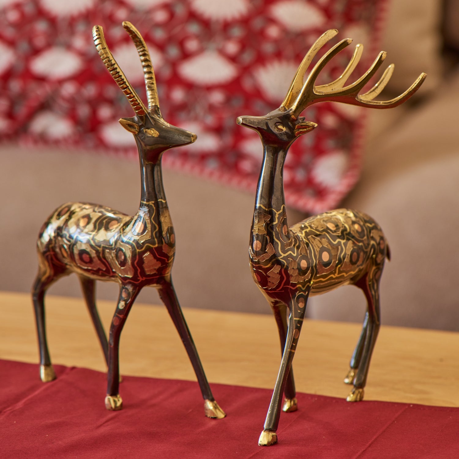 Brass Deer Set - 9 in_1 | Indian product Online Shopping Store