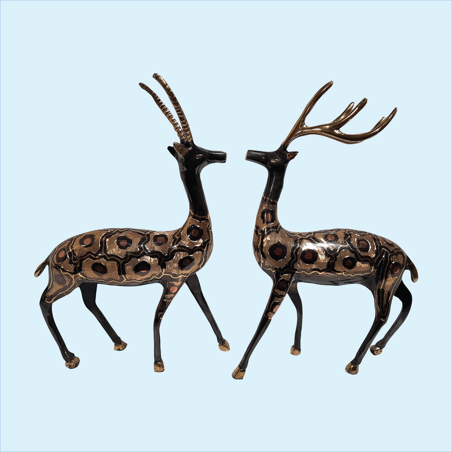 Brass Deer Set - 9 in_5 | Indian product Online Shopping Store