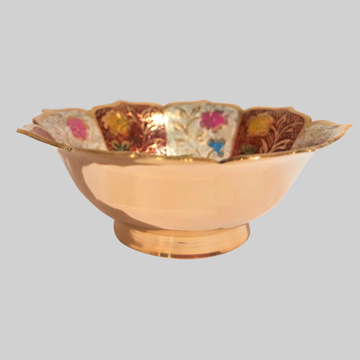 Brass Meenakari Bowl 4 in_2 | Indian product Online Shopping Store