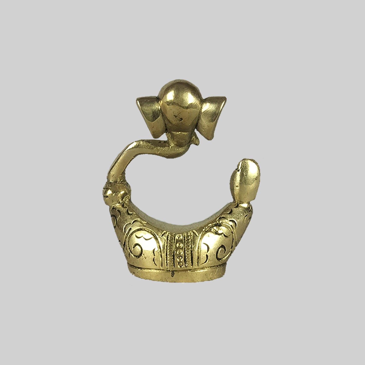 Brass Modern Ganesha 3 in_3 | Indian product Online Shopping Store