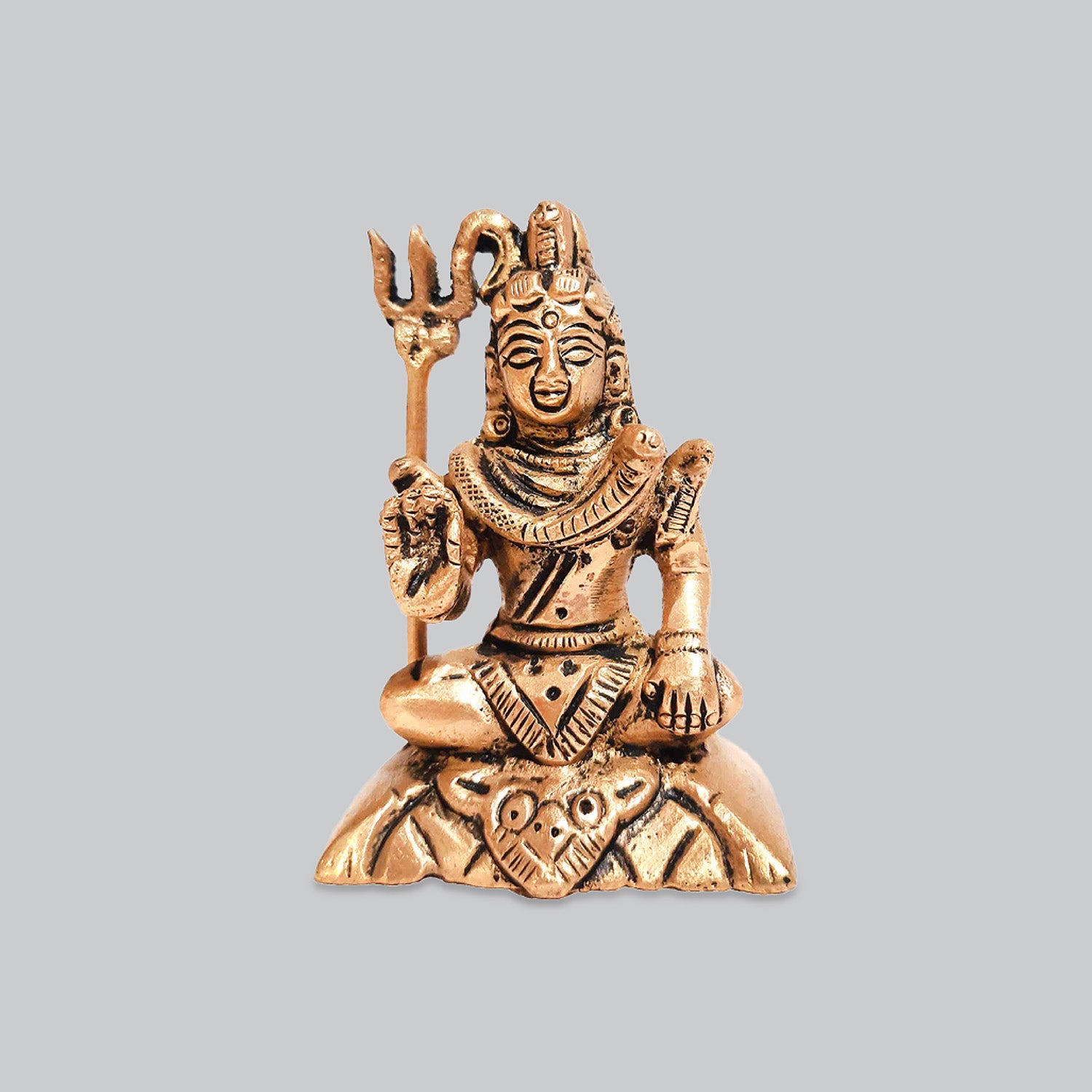 Brass Shiva Sitting 3 in_1 | Indian product Online Shopping Store