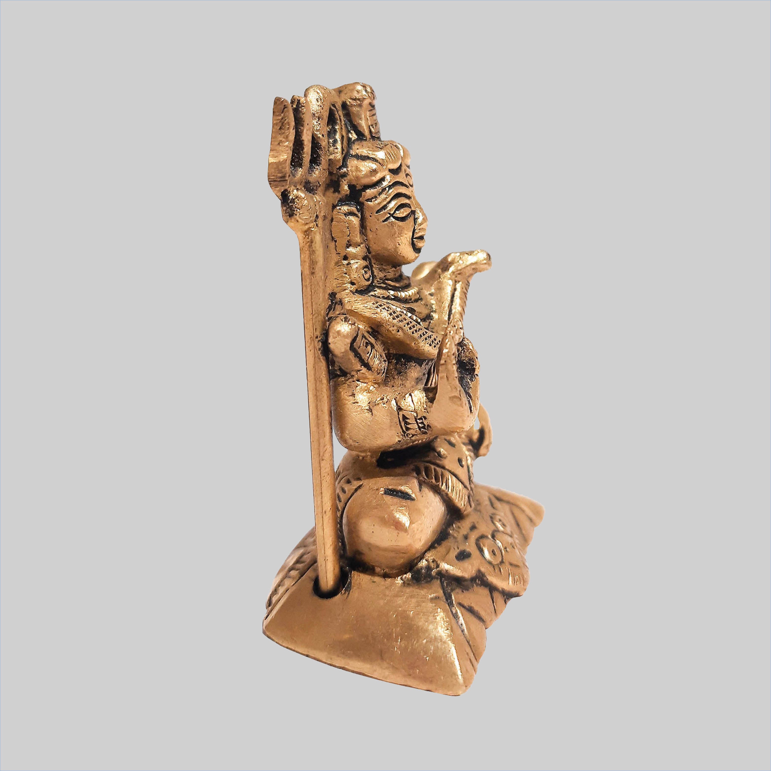 Brass Shiva Sitting 3 in_2 | Indian product Online Shopping Store