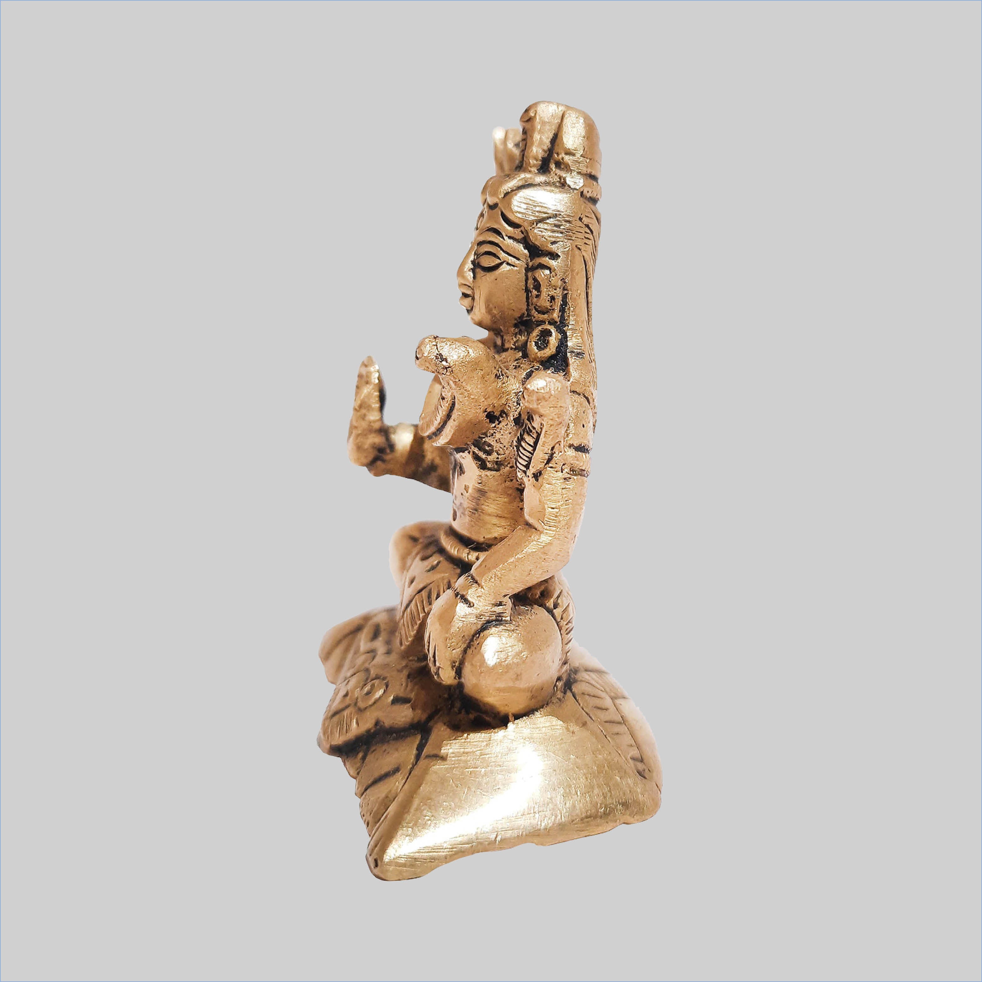 Brass Shiva Sitting 3 in_3 | Indian product Online Shopping Store