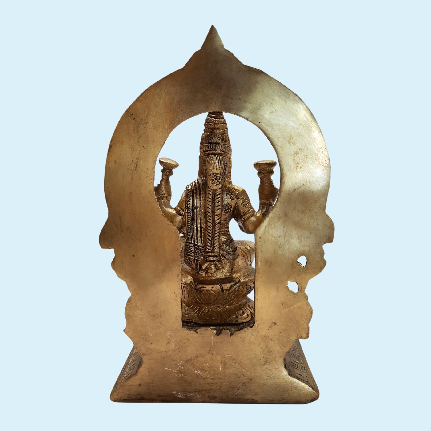 Brass Sitting Laxmi_4 | Indian product Online Shopping Store