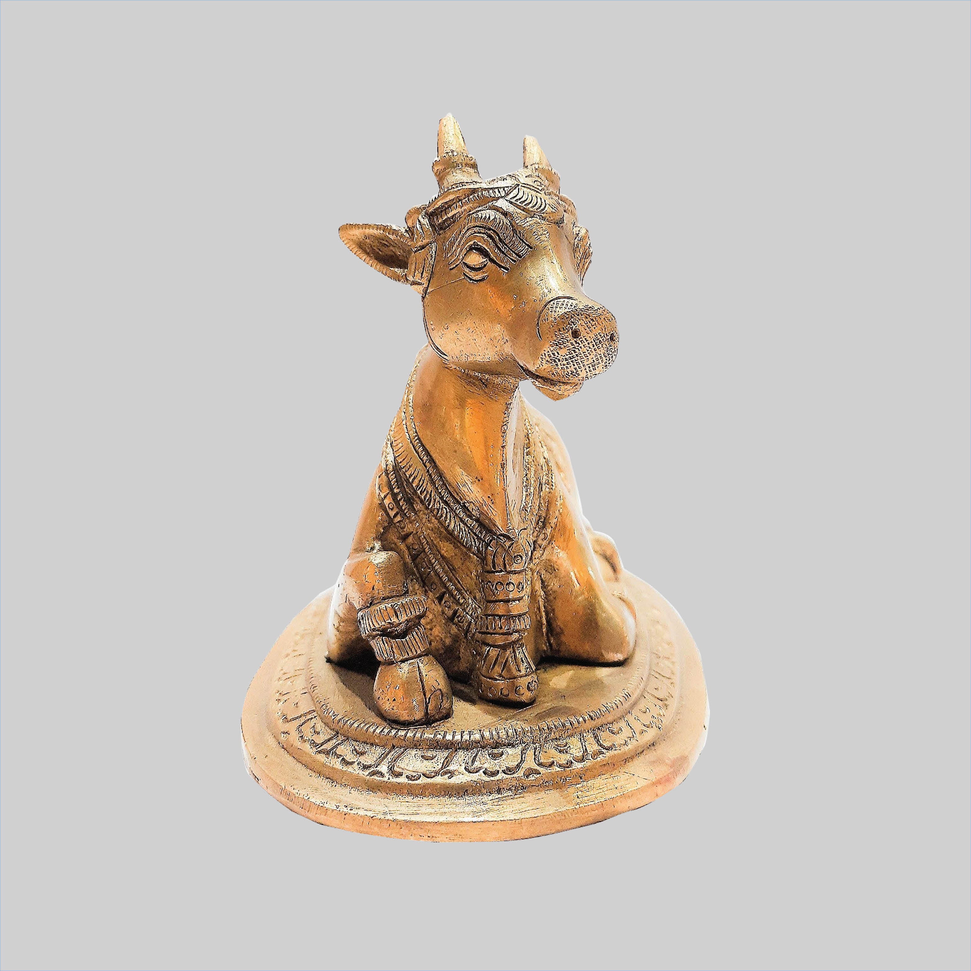 Brass Sitting Nandi_3 | Indian product Online Shopping Store