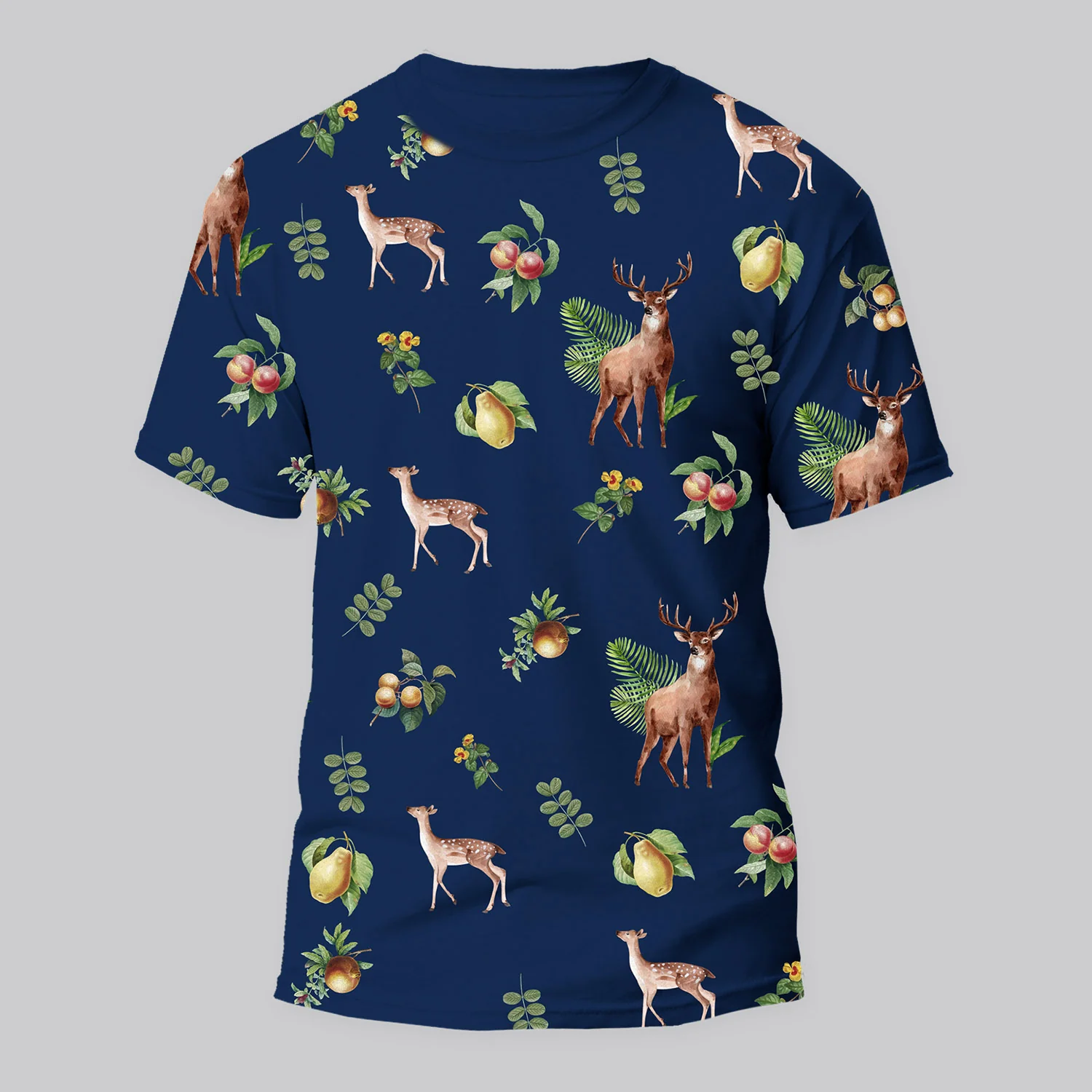 Deer Fruit Design T-Shirt | Indian product Online Shopping Store