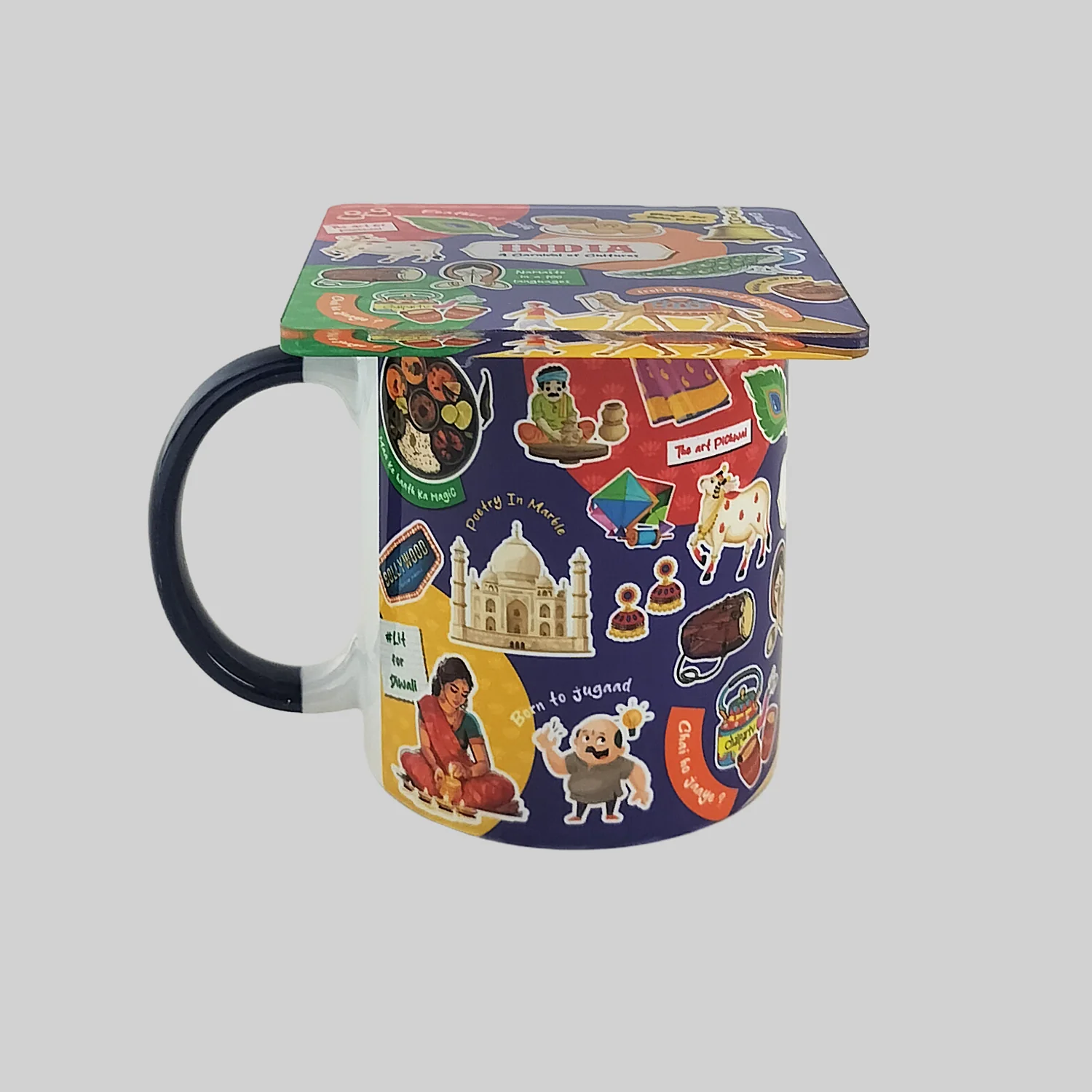 India Mug with Coaster_2 | Indian product Online Shopping Store