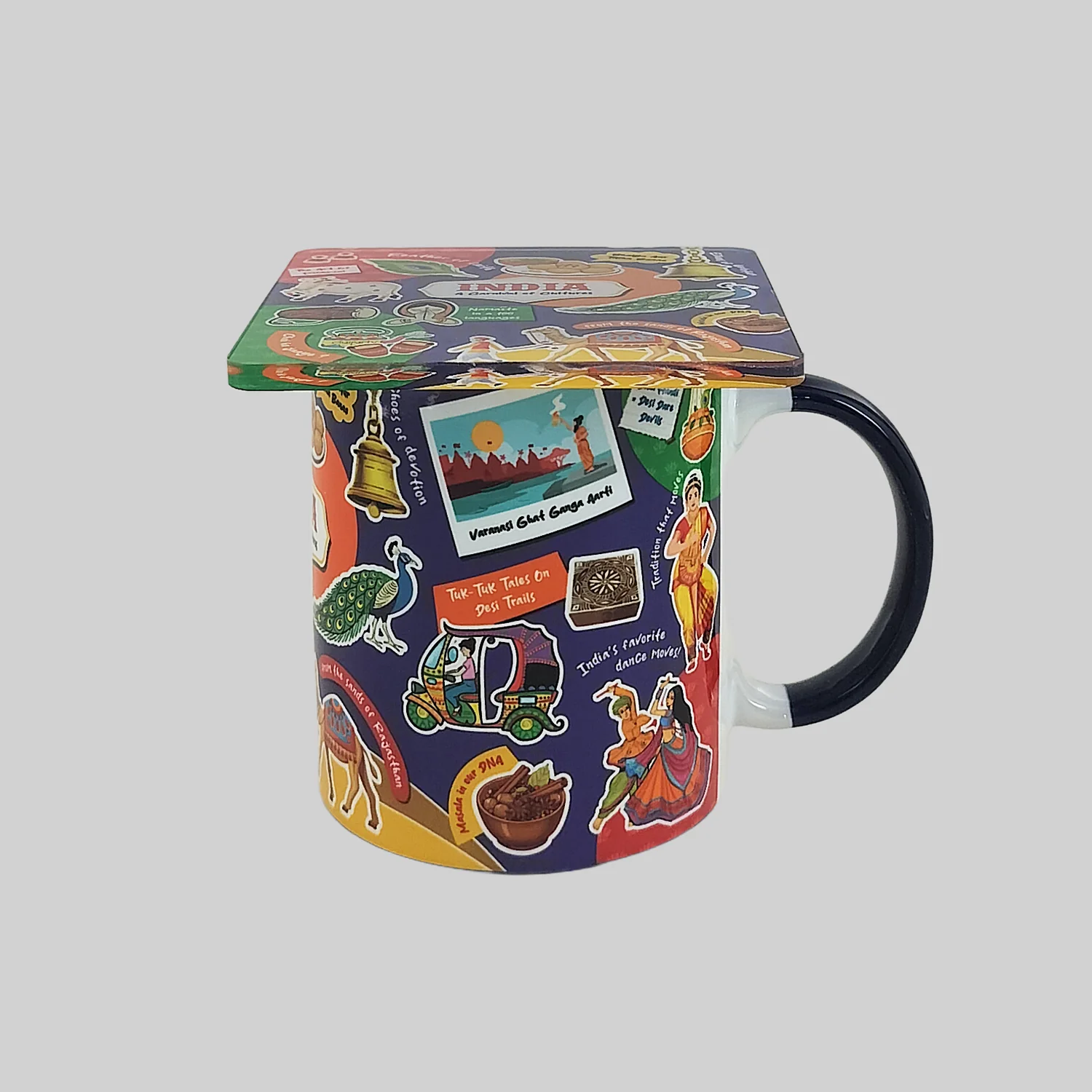 India Mug with Coaster_3 | Indian product Online Shopping Store