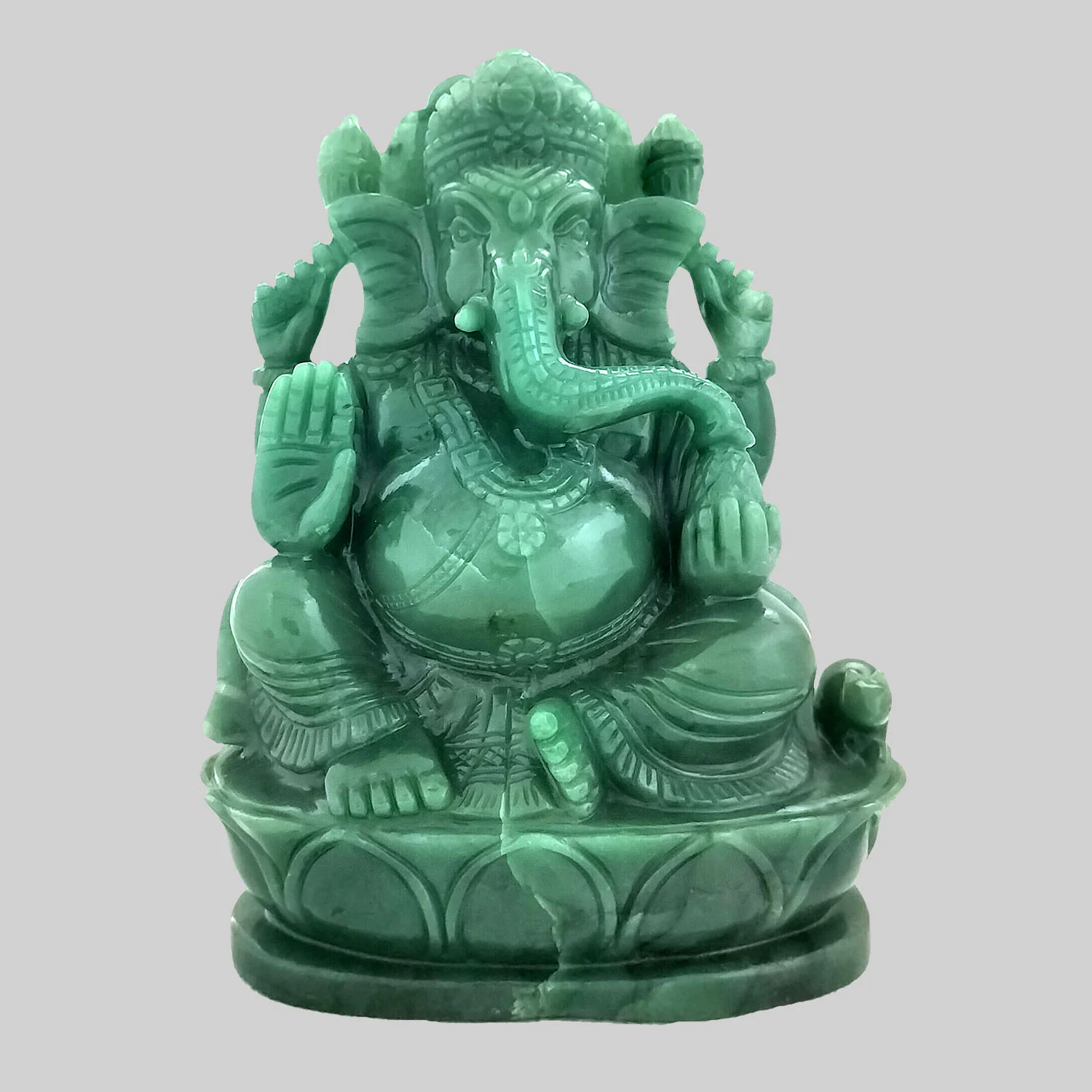 Jade Stone Ganesha 9 in_1 | Indian product Online Shopping Store