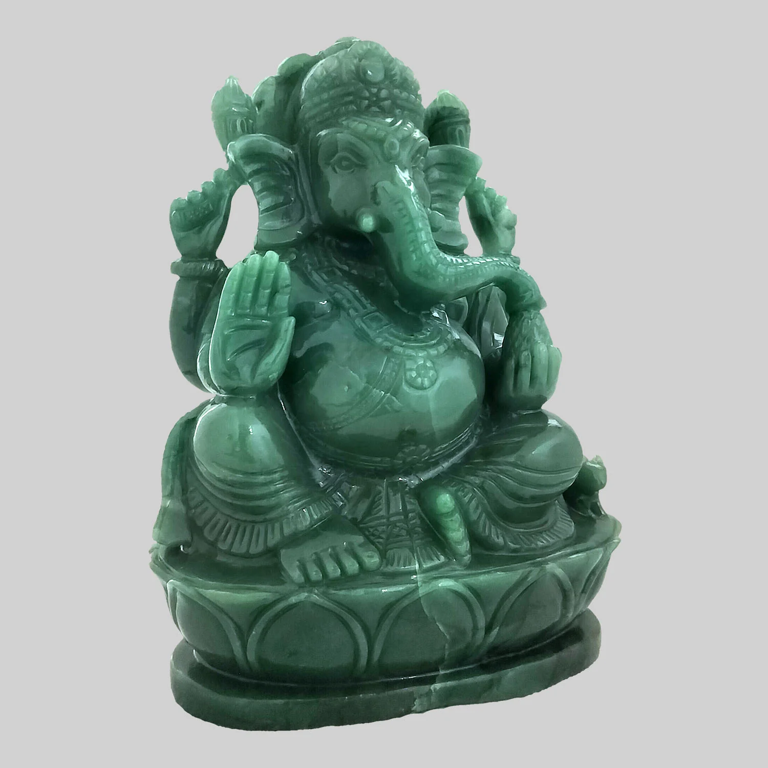 Jade Stone Ganesha 9 in_2 | Indian product Online Shopping Store