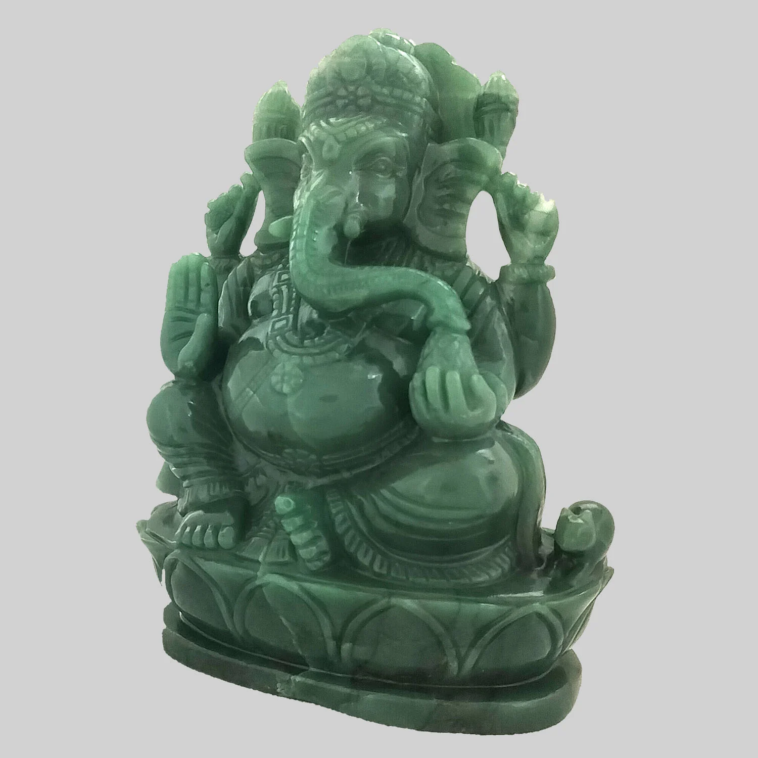 Jade Stone Ganesha 9 in_3 | Indian product Online Shopping Store