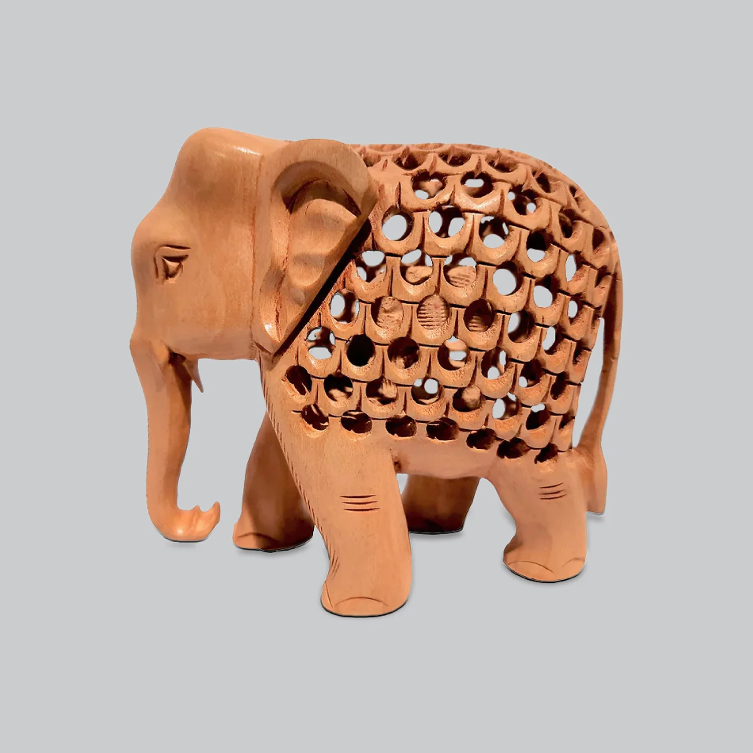 Kadam Wood Elephant 4 in_1 | Indian product Online Shopping Store
