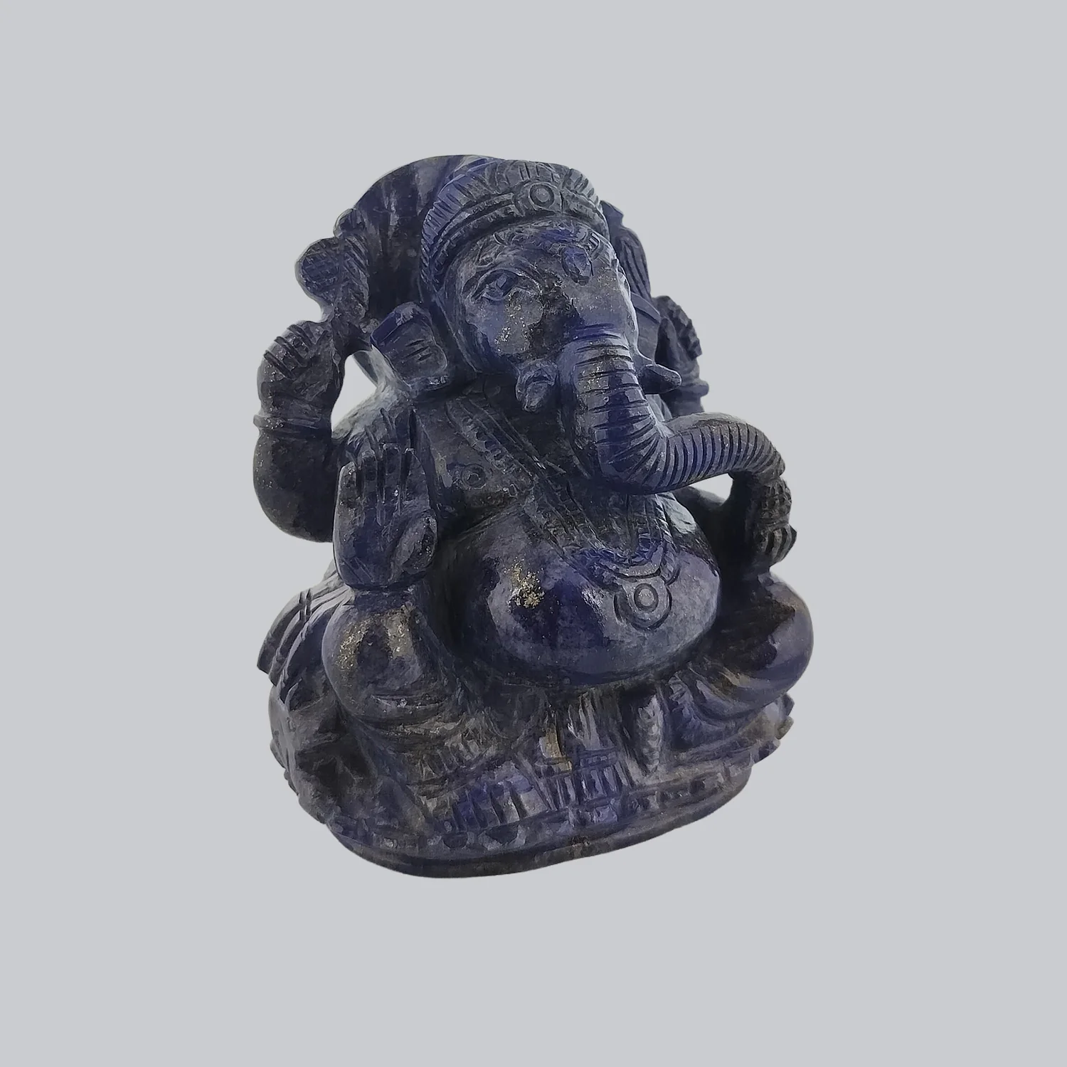 Lapis Stone Ganesha 870 gm_2 | Indian product Online Shopping Store