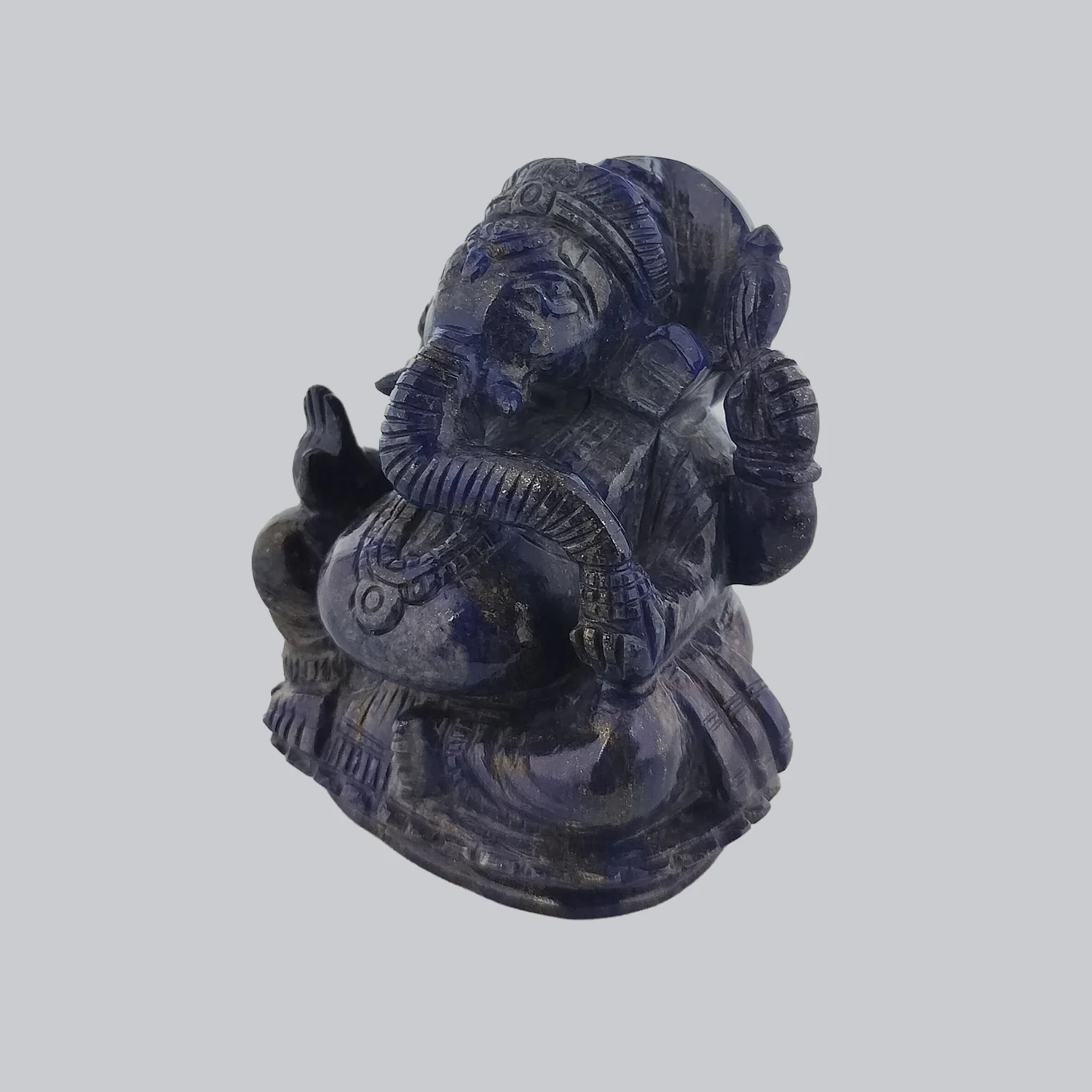Lapis Stone Ganesha 870 gm_3 | Indian product Online Shopping Store