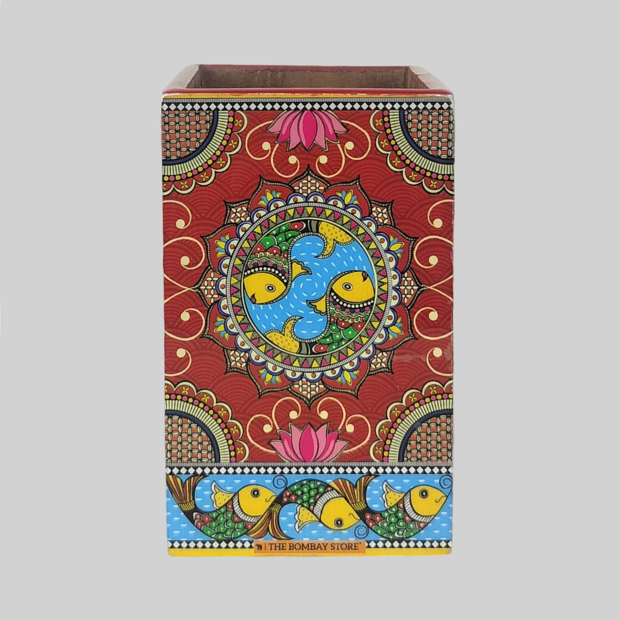 Madhubani Pen Stand_1 | Indian product Online Shopping Store