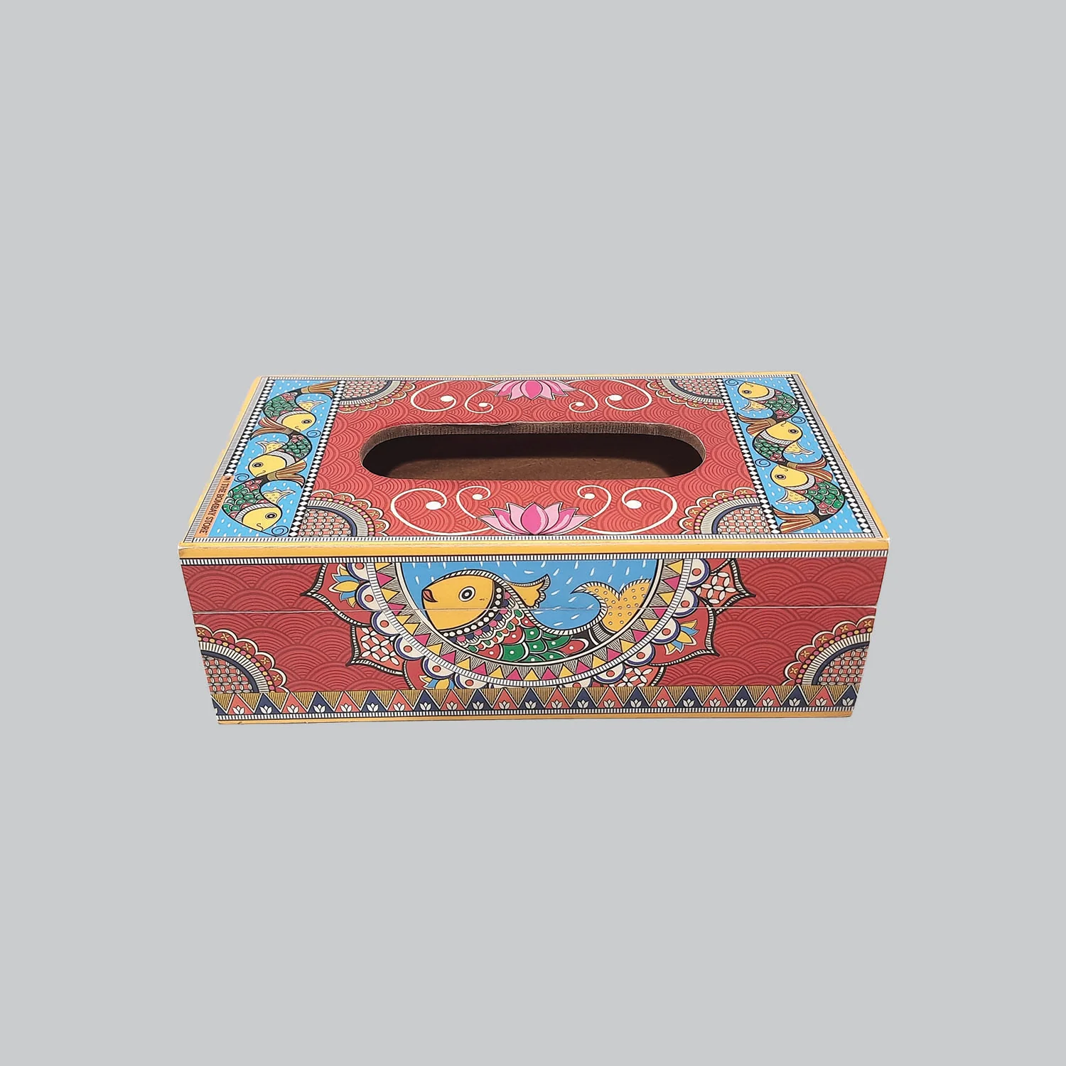 Madhubani Tissue Box Holder_1 | Indian product Online Shopping Store