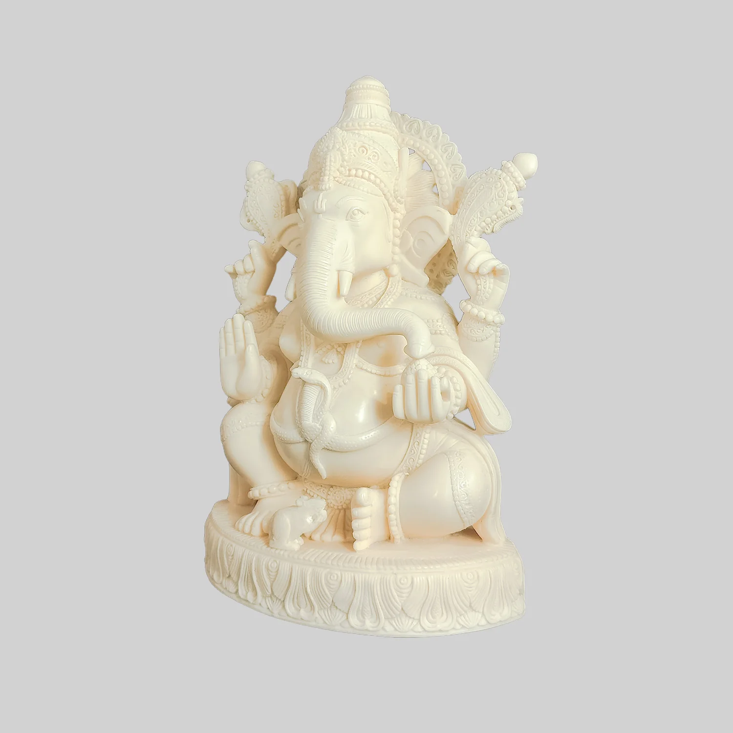 Marble Dust Ganesha 10 in_3 | Indian product Online Shopping Store