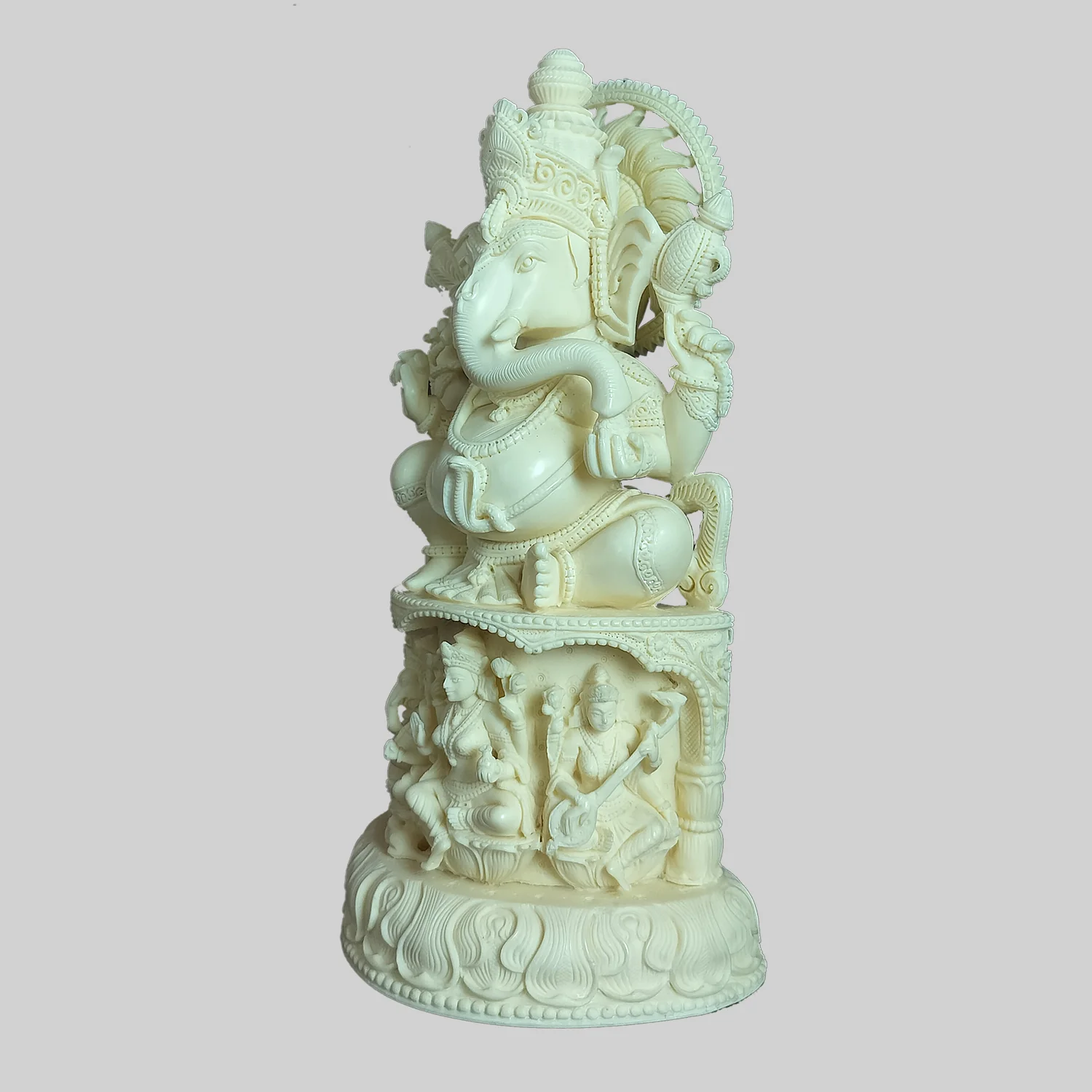 Marble Dust Ganesha 12 in_3 | Indian product Online Shopping Store