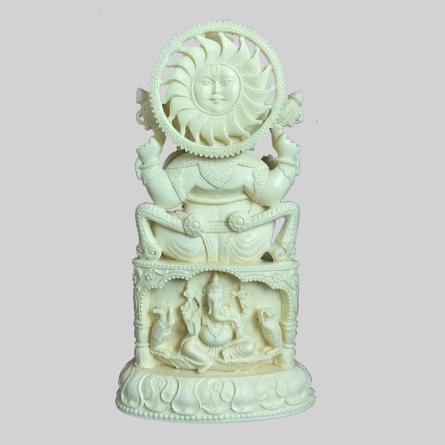 Marble Dust Ganesha 12 in_4 | Indian product Online Shopping Store
