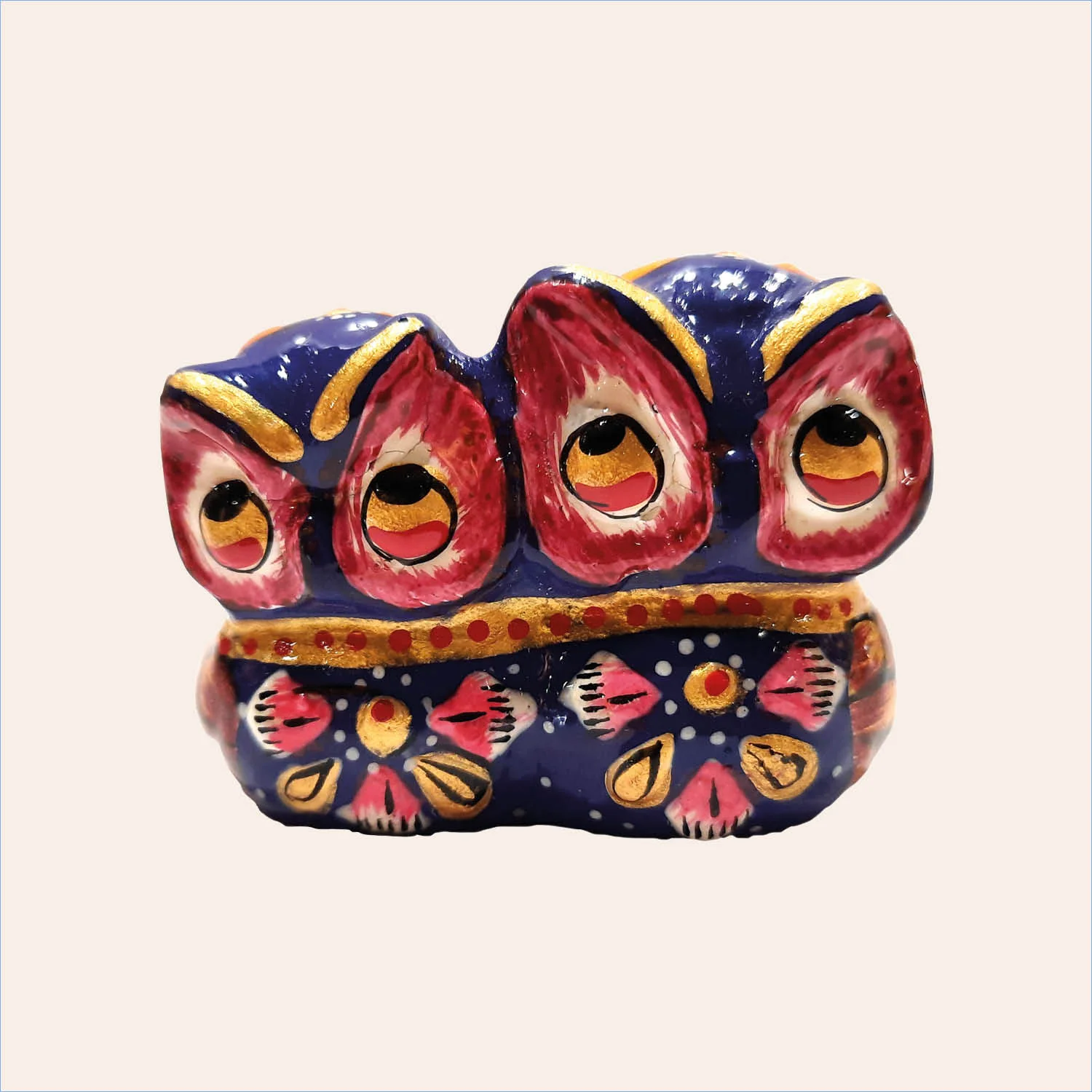 Metal Enamel Owl 2 in | Indian product Online Shopping Store