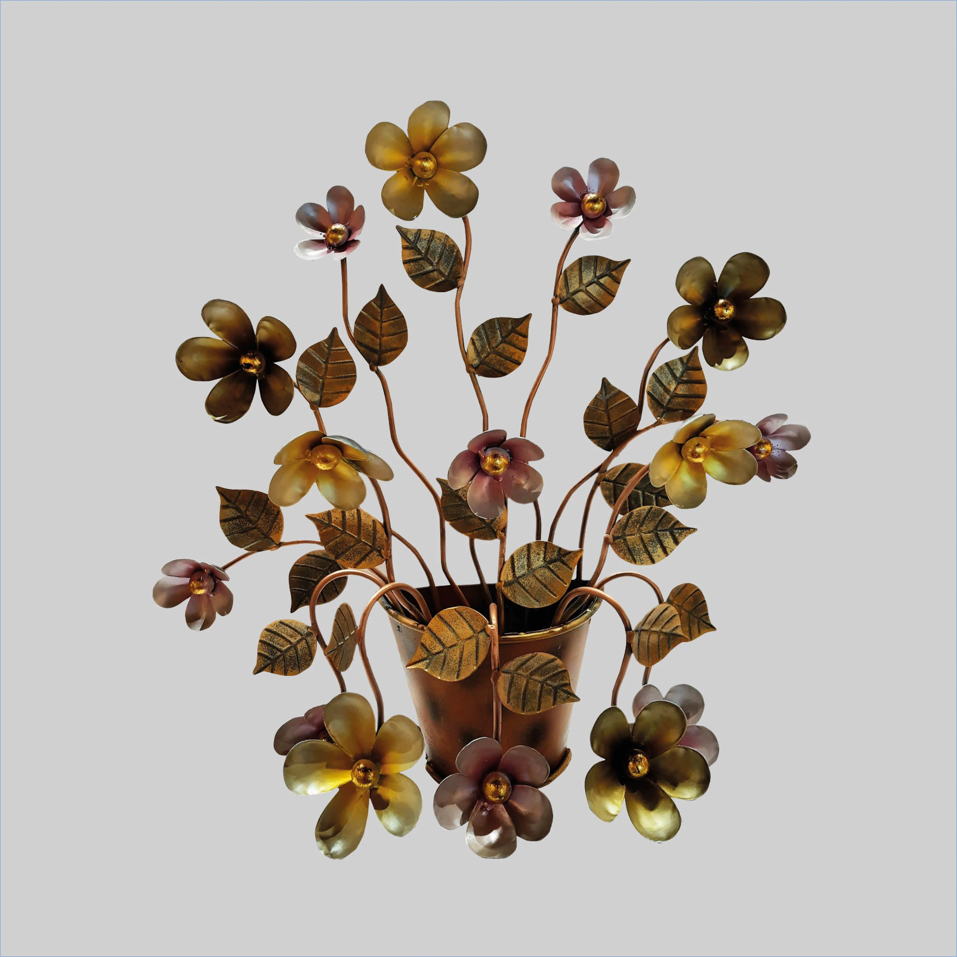Metal Guldasta Wall Art_2 | Indian product Online Shopping Store