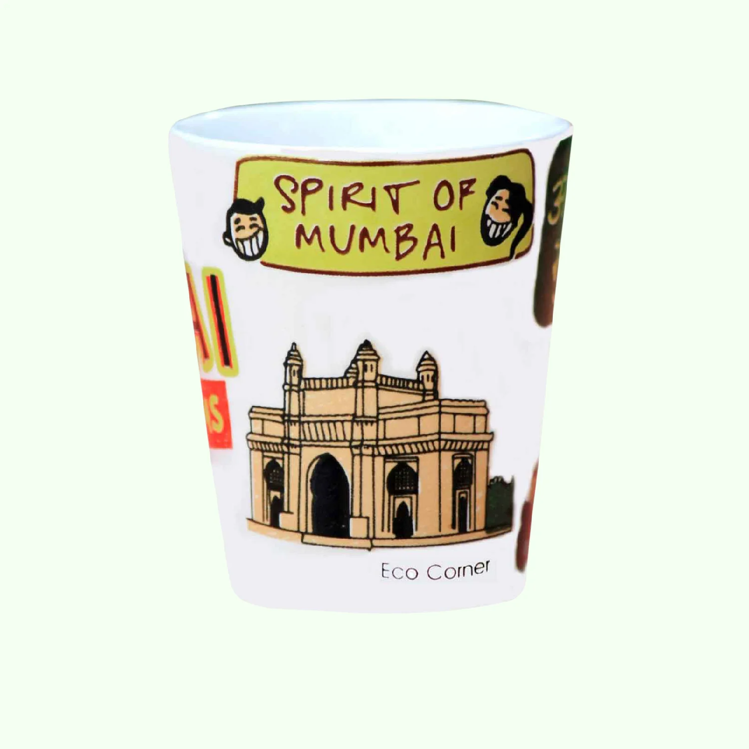 Mumbai Ceramic Shot Glass_3 | Indian product Online Shopping Store