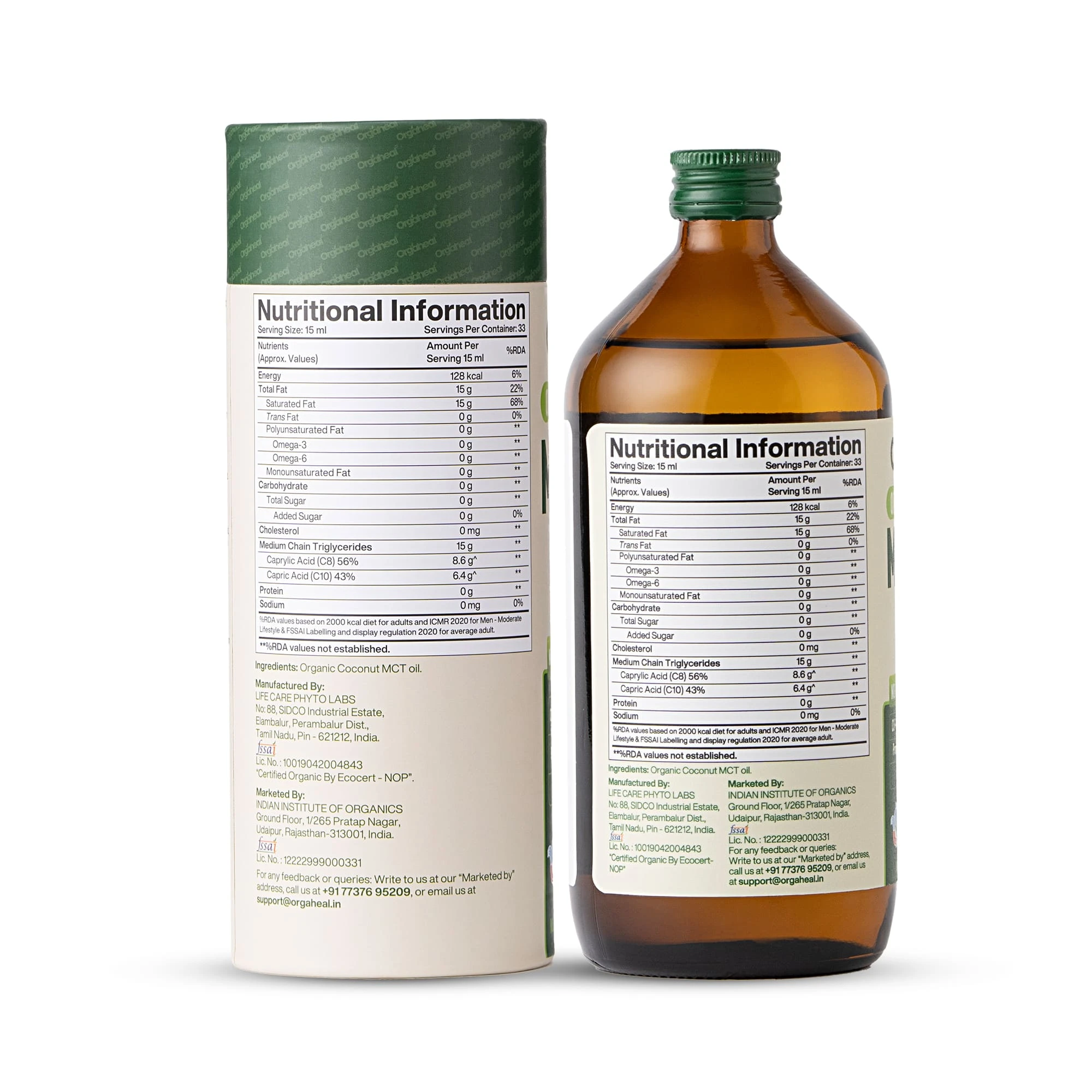 Organic Coconut MCT Oil_2 | Indian product Online Shopping Store