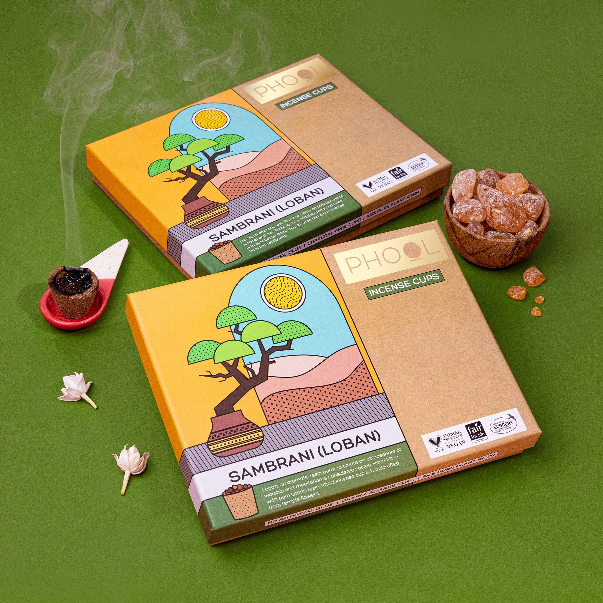 Phool Sambrani Havan Cups_1 | Indian product Online Shopping Store
