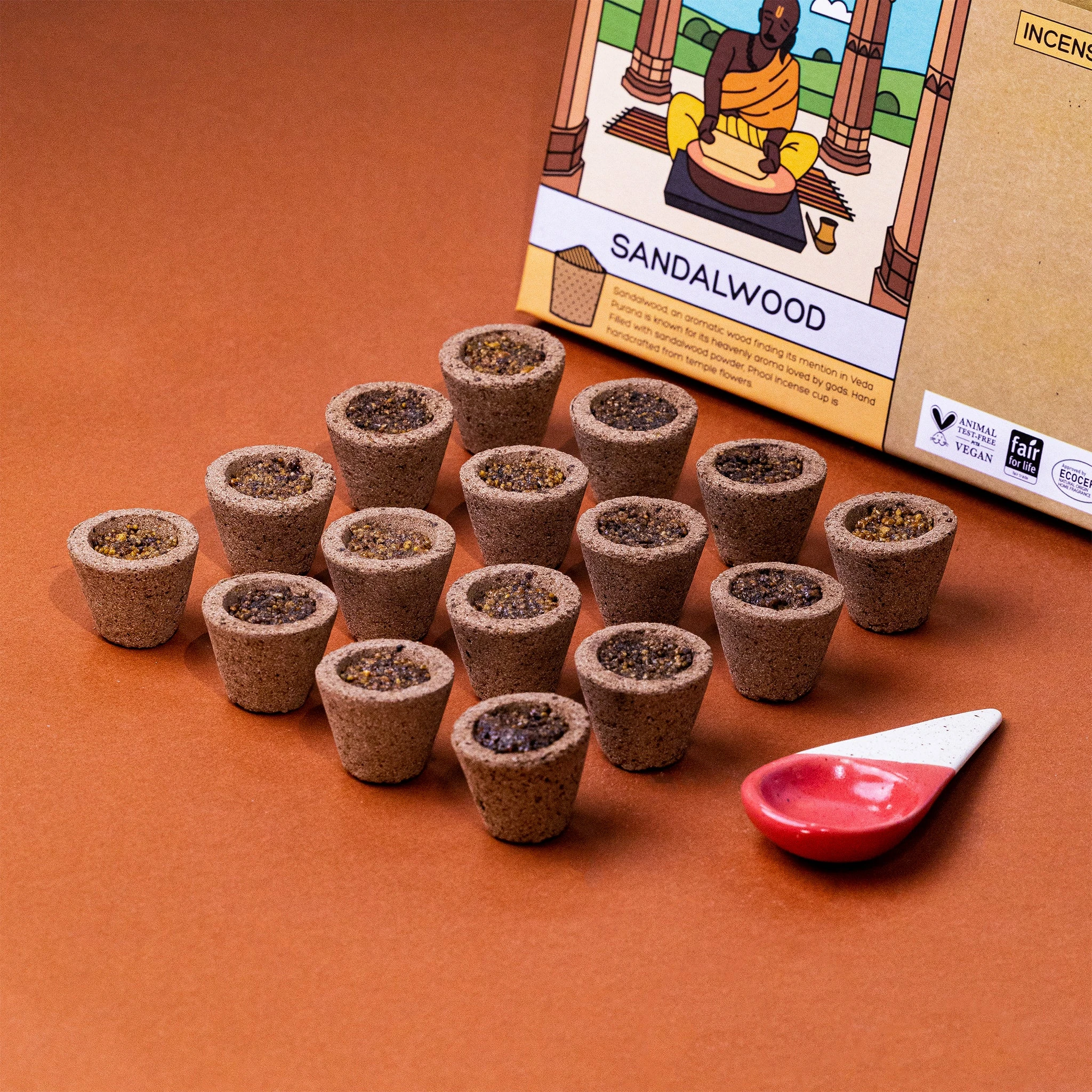 Phool Sandalwood Havan Cups_3 | Indian product Online Shopping Store