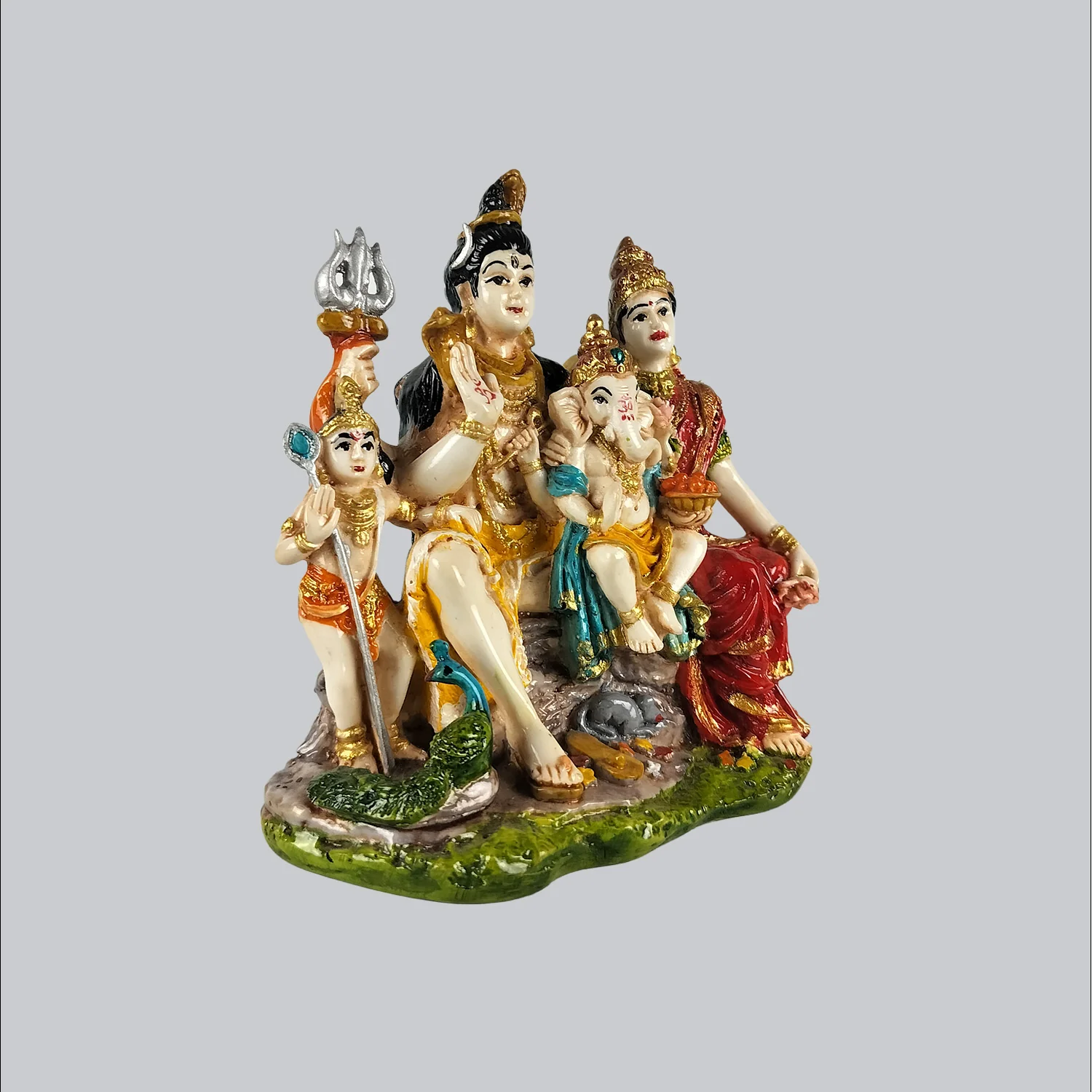 Resin Shiva Family 6 in_3 | Indian product Online Shopping Store