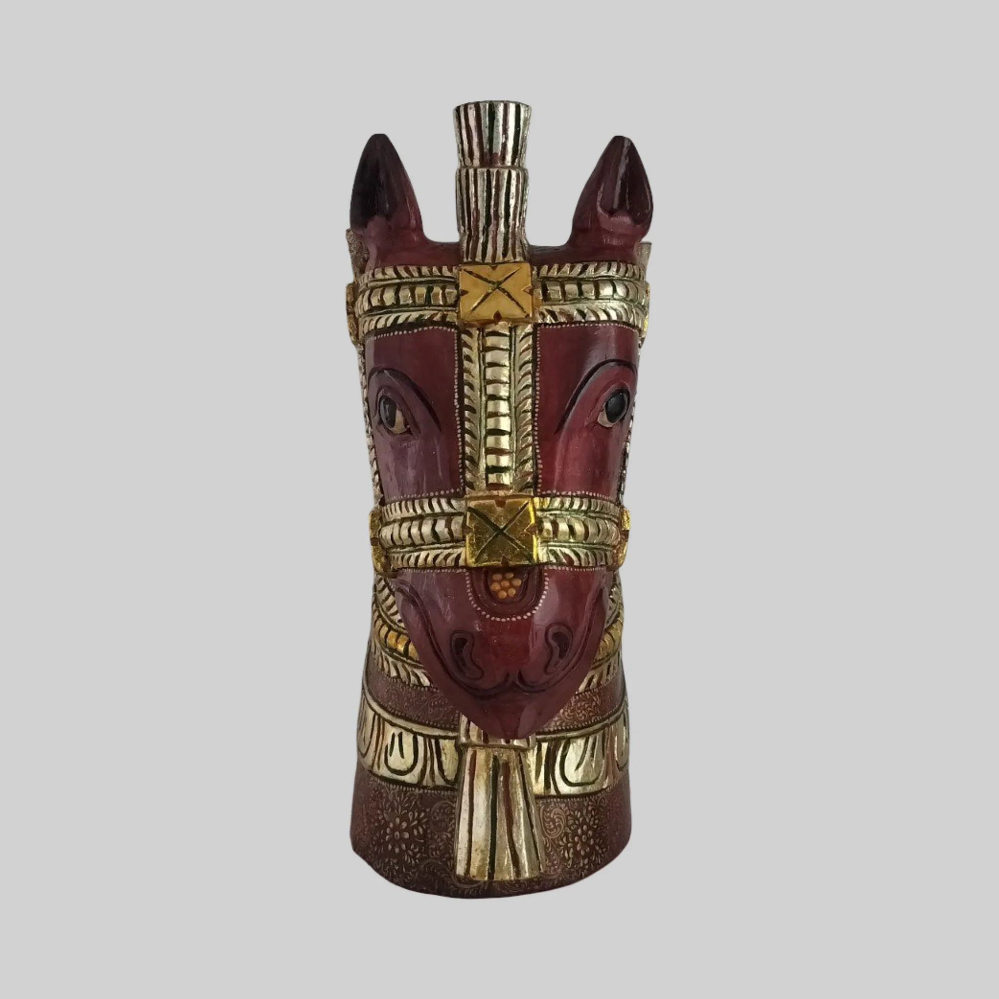 Wood Horse Bust 20 in_5 | Indian product Online Shopping Store