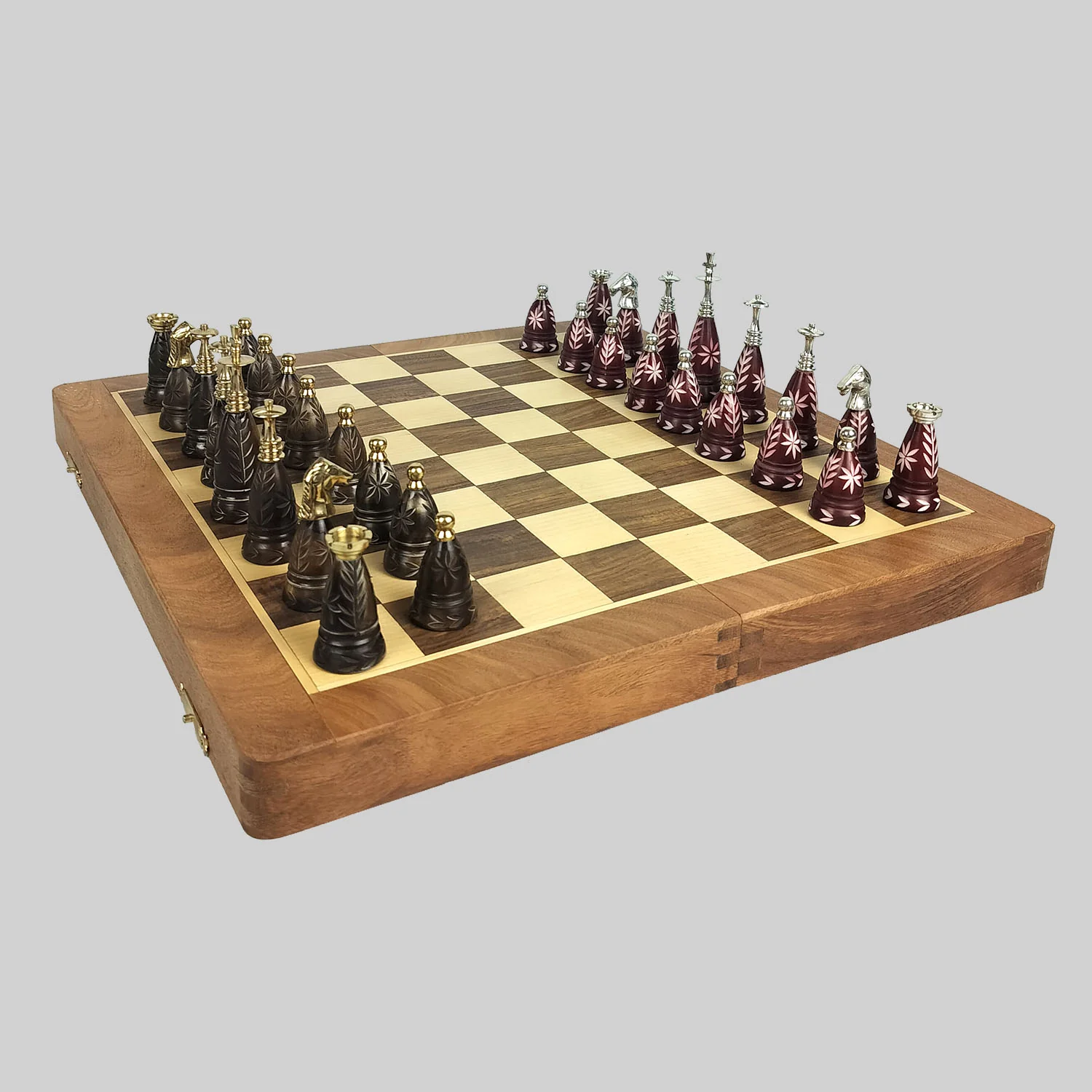 Wooden Chess Set 14 in_2 | Indian product Online Shopping Store