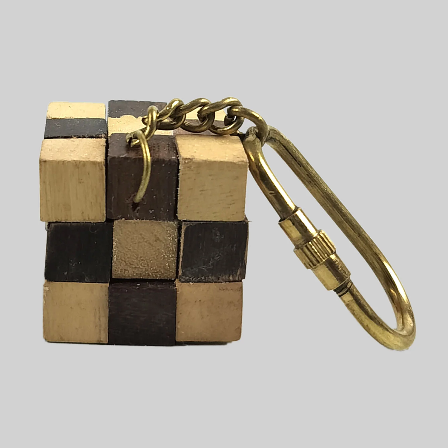 Wooden Cube Puzzle Keychain_1 | Indian product Online Shopping Store