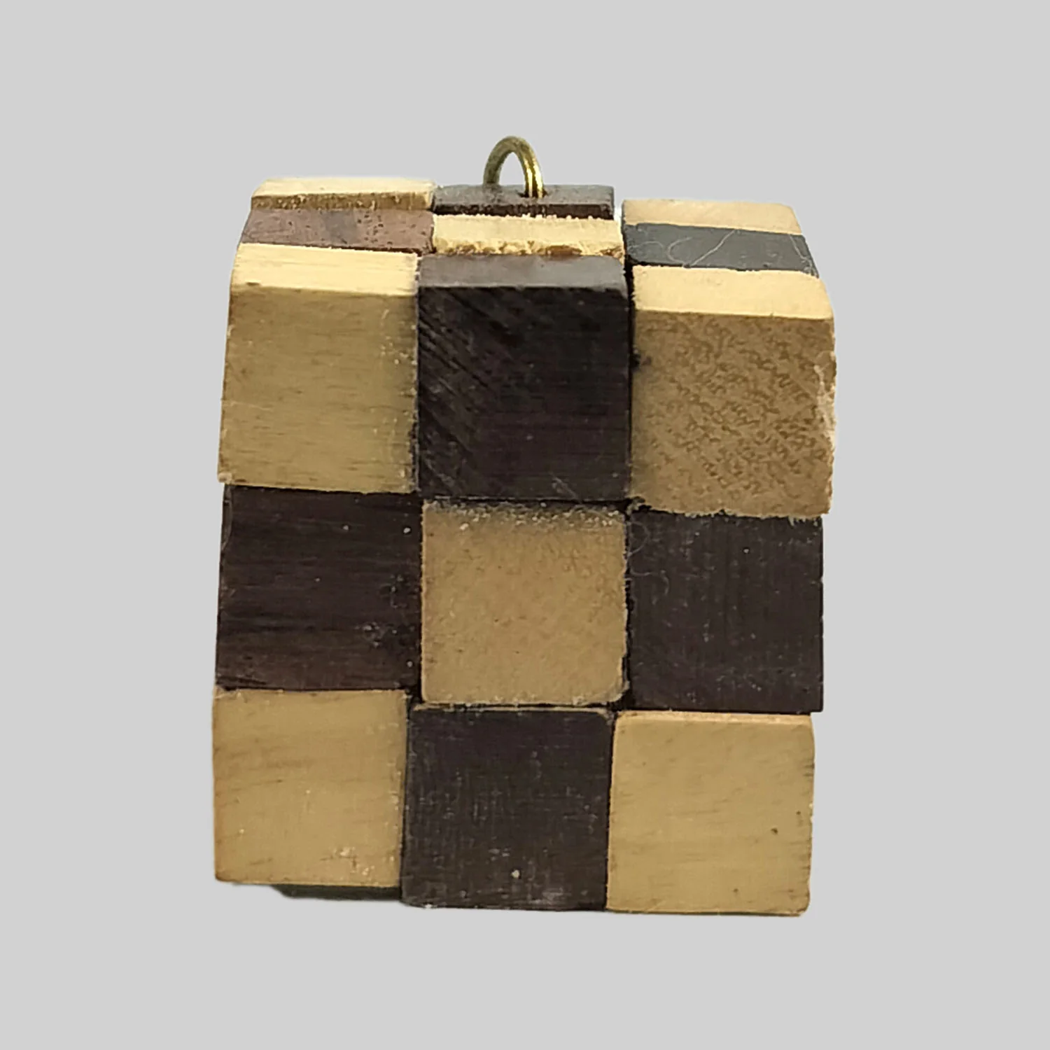 Wooden Cube Puzzle Keychain_4 | Indian product Online Shopping Store