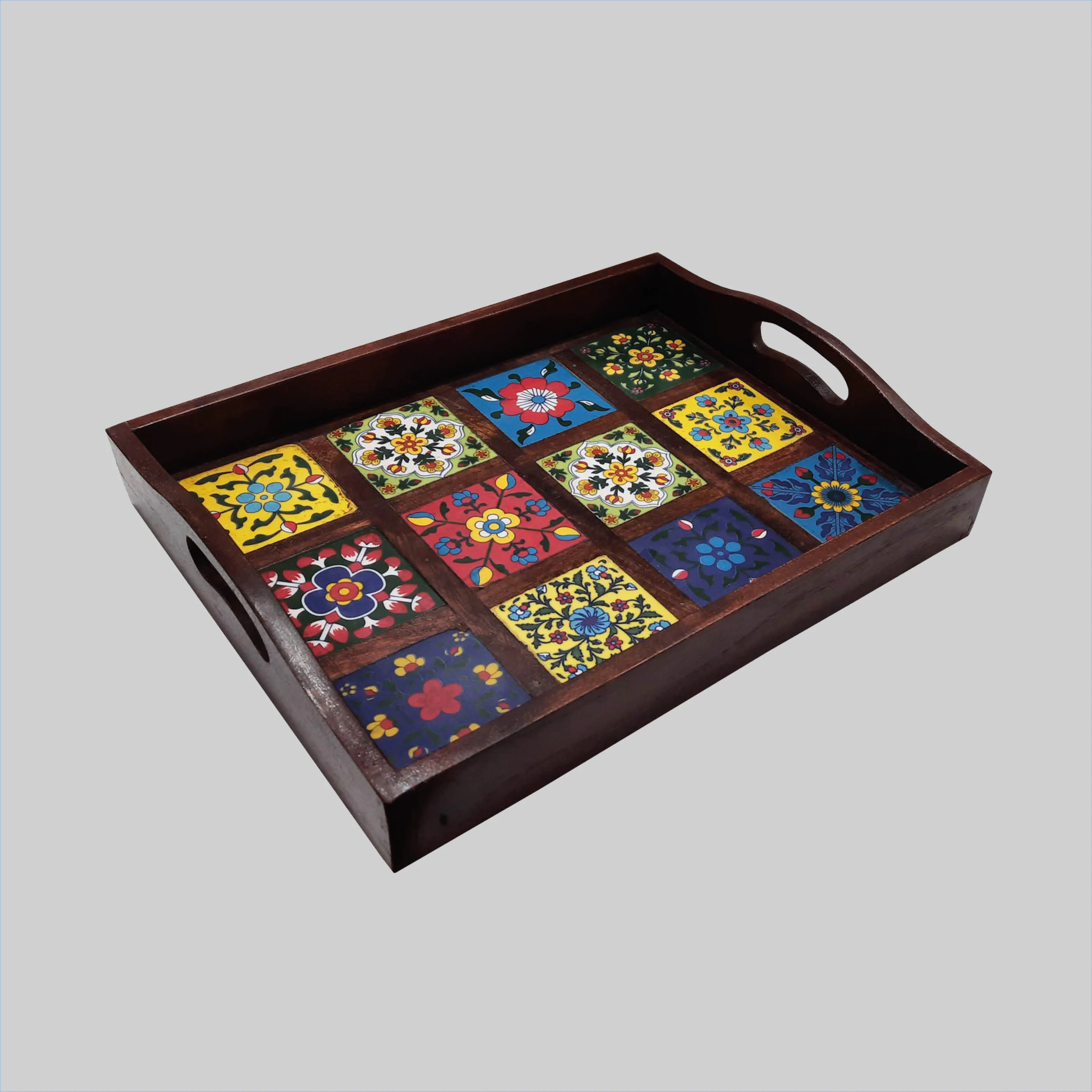Wooden Tile Tray_2 | Indian product Online Shopping Store