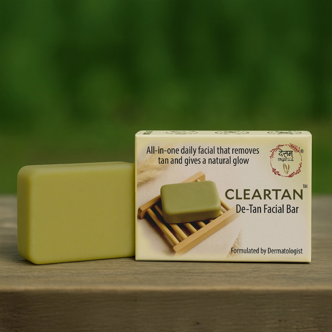Desam Organics Clear-Tan Facial Bar | Indian product Online Shopping Store