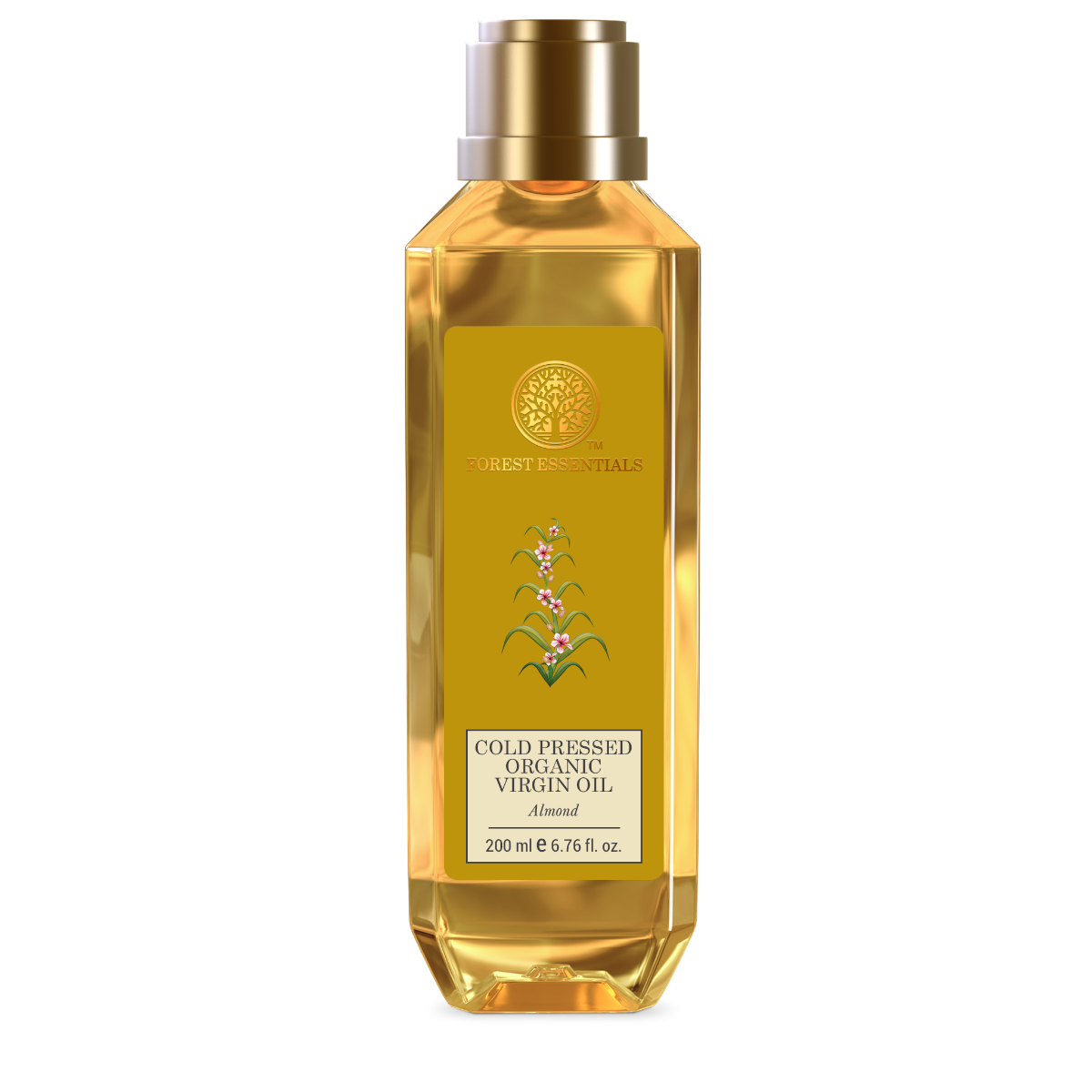 Forest Essentials Organic Pure Cold Pressed Almond Oil | 100% Pure & Natural | Indian product Online Shopping Store